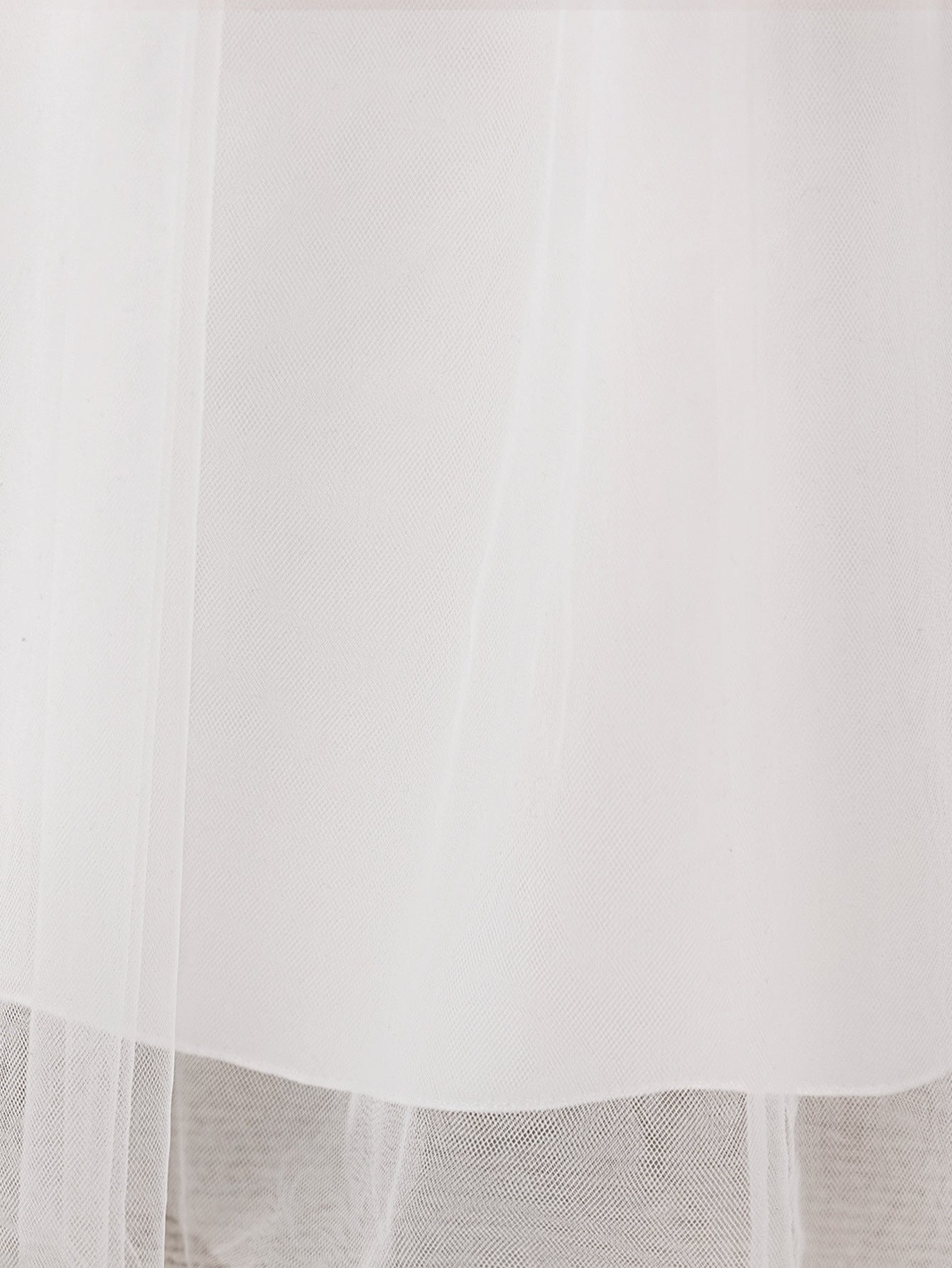 White A-Line Tulle Maxi Dress for Girls with Sequins and Beads | Party & Formal Occasion Gown