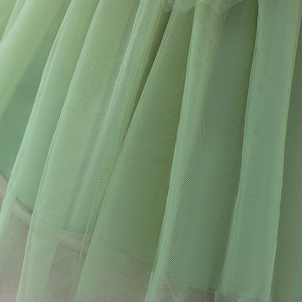 A-Line Tulle Bowknot Princess Dress for Girls – Party, Wedding & Photo Shoot