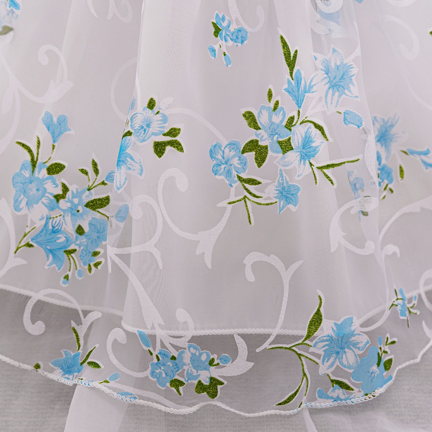 Baby Girls' A-Line Tulle Floral Princess Dress – Tea Length Party & Flower Girl Gown