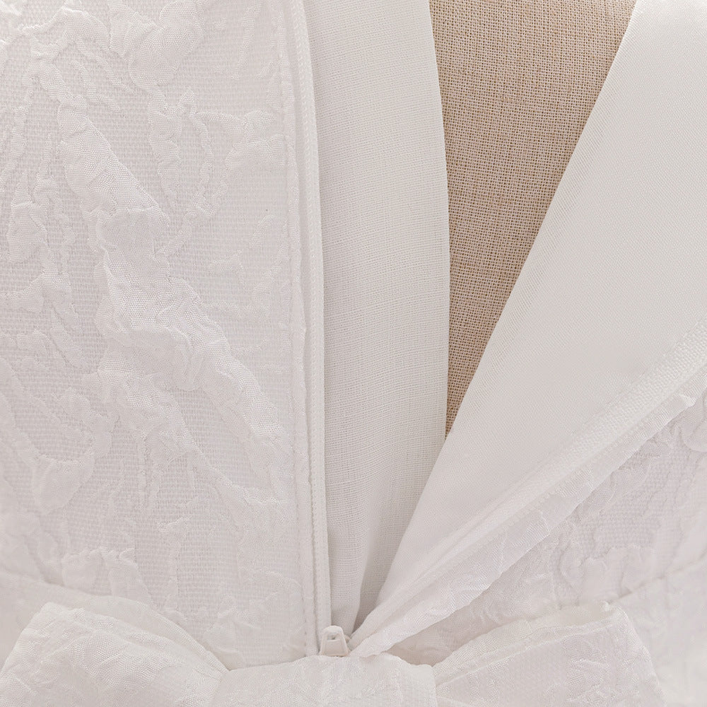 Puffy Tulle Baby Princess Dress with Bowknot – Ideal for Parties & Weddings