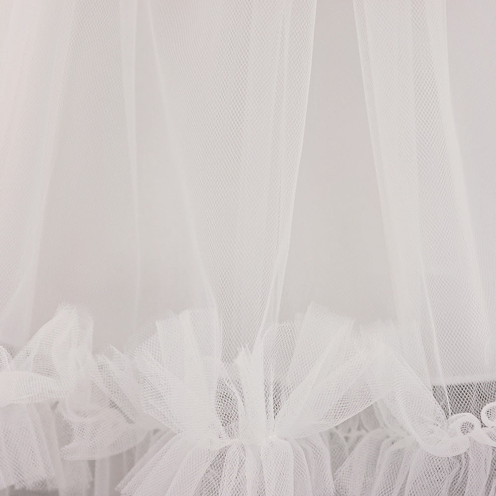 Puffy Tulle Baby Princess Dress with Bowknot – Ideal for Parties & Weddings