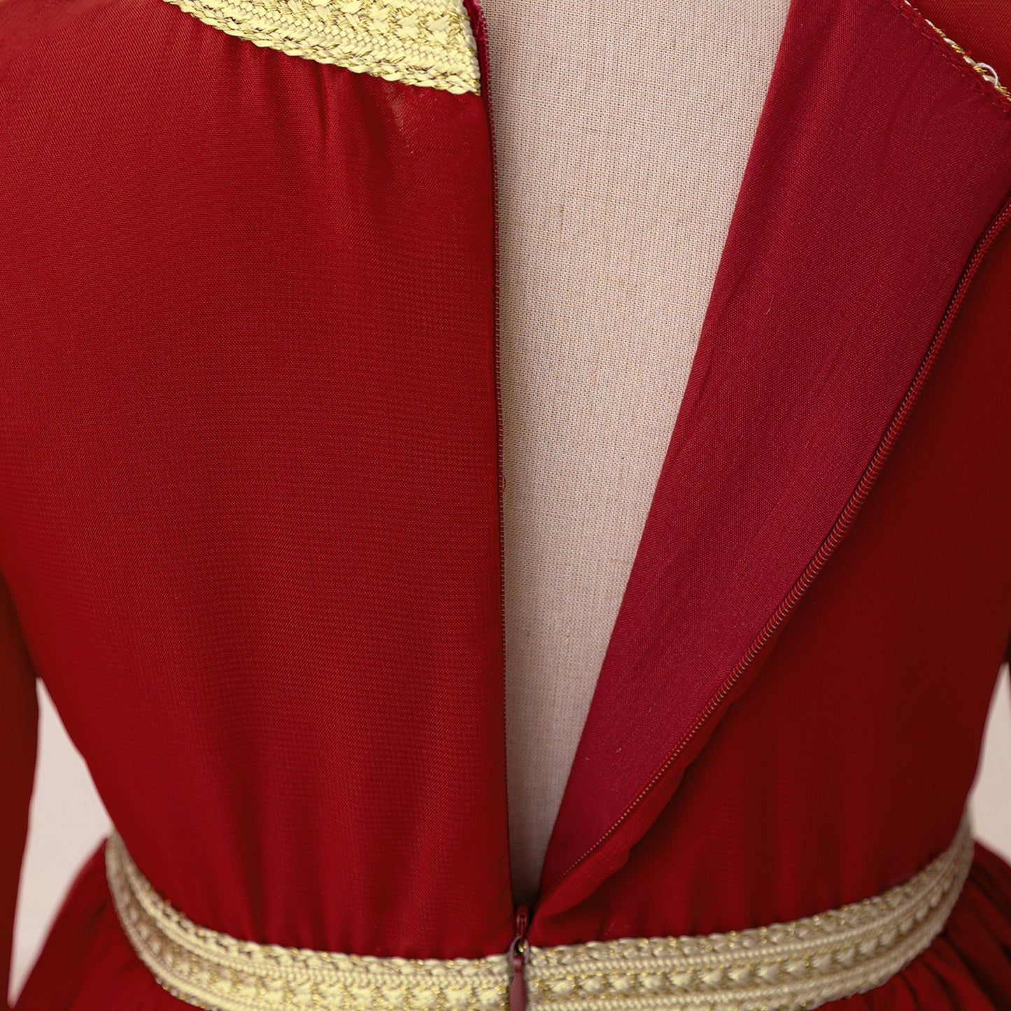Burgundy Embroidered Long Sleeve Maxi Tulle Dress for Girls | Party & Wedding