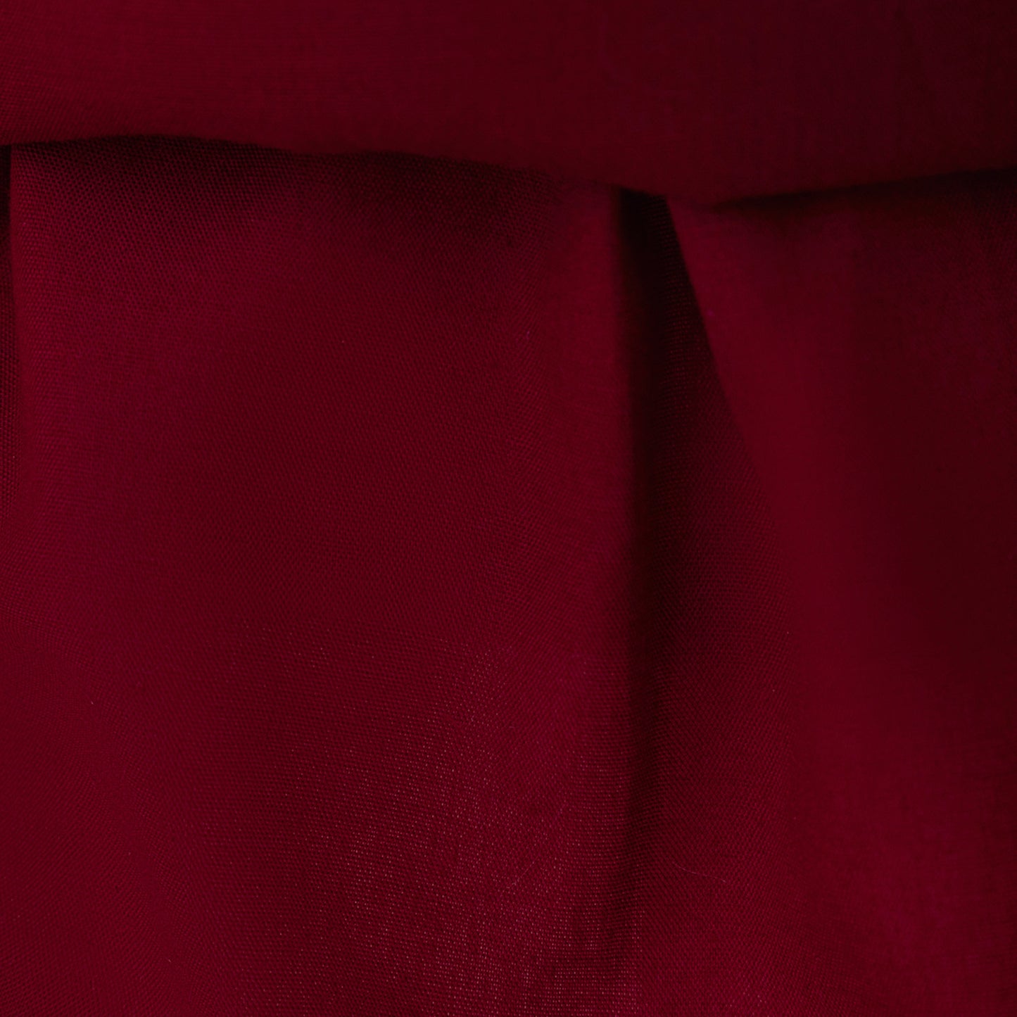 Burgundy Puffy Tulle High-Low Dress with Train for Girls | Pleated Ball Gown for Parties & Weddings
