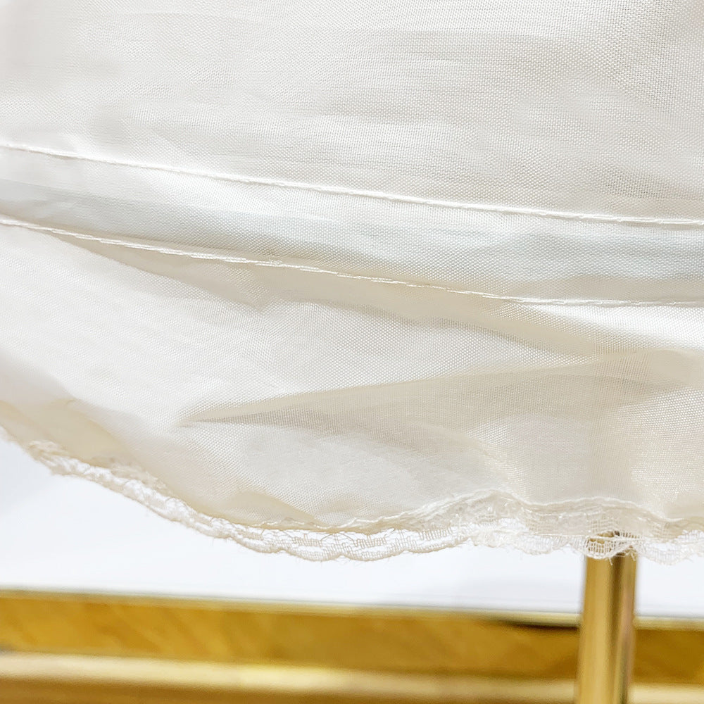 Children's 55CM Ball Gown Petticoat – Three Layers, Single Steel Hoop for Formal Dresses