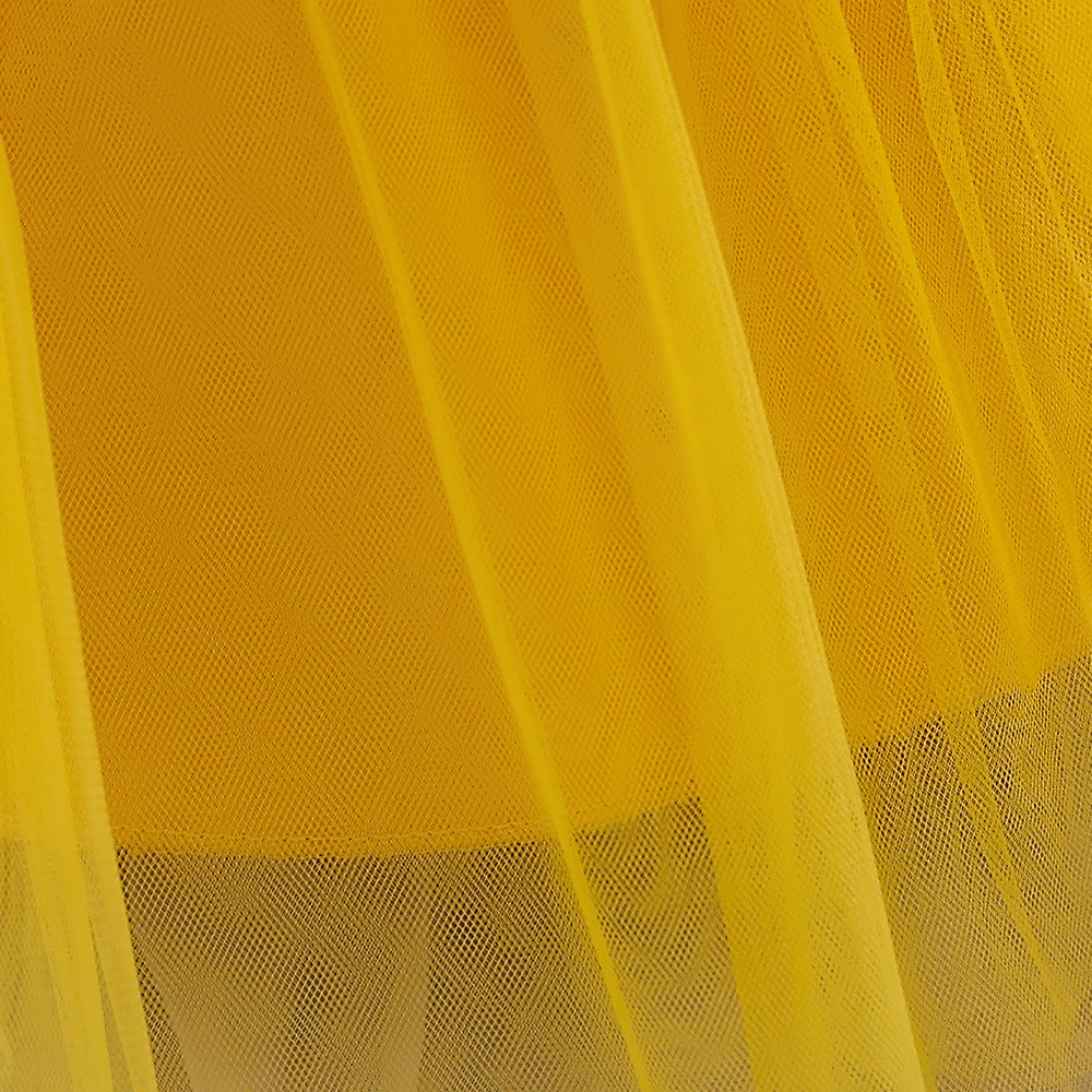 Frocklet Cute Puff Sleeve A-Line Baby Dress with Bowknot & Ruffle Skirt 7