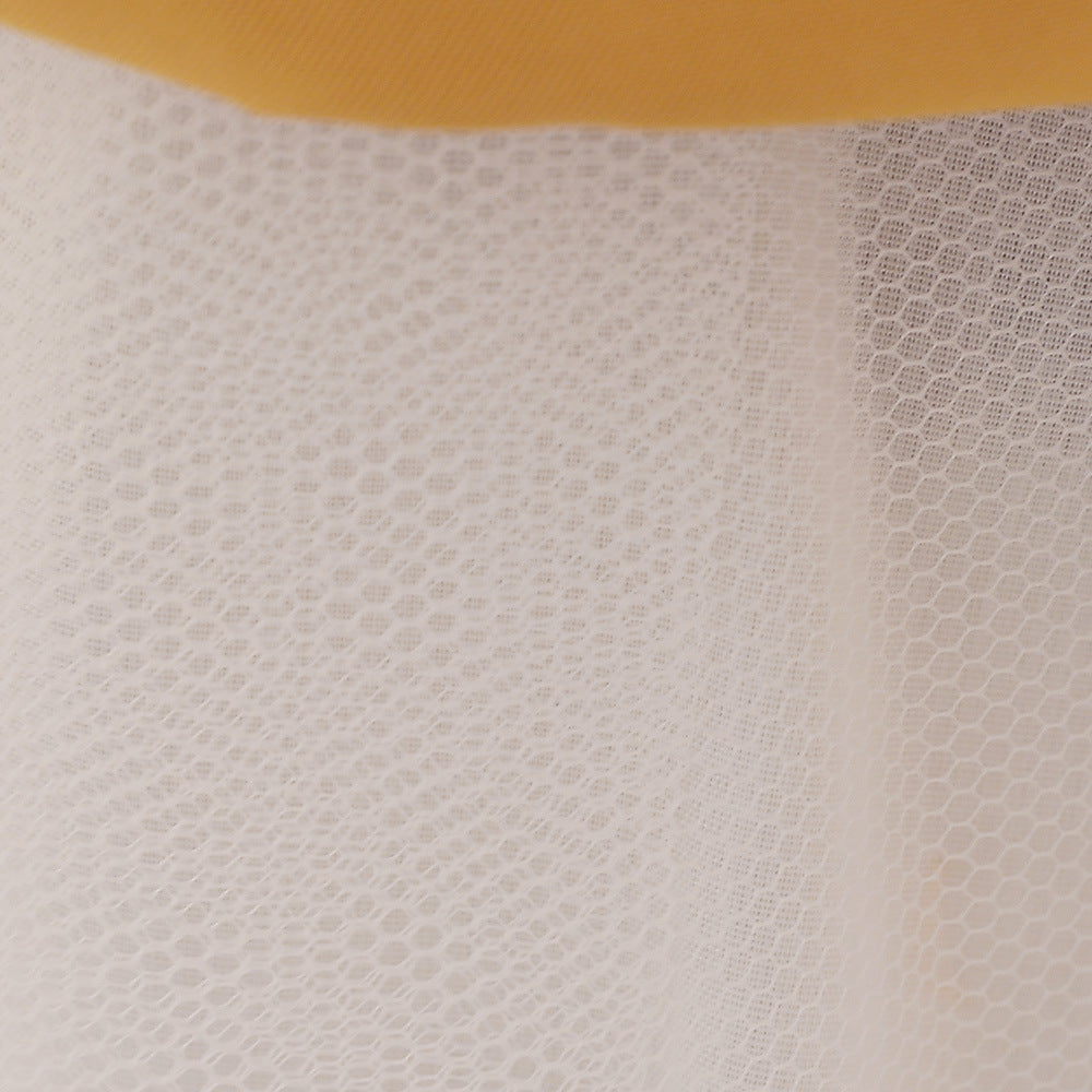 Frocklet Cute Puff Sleeve A-Line Baby Dress with Bowknot & Ruffle Skirt 8