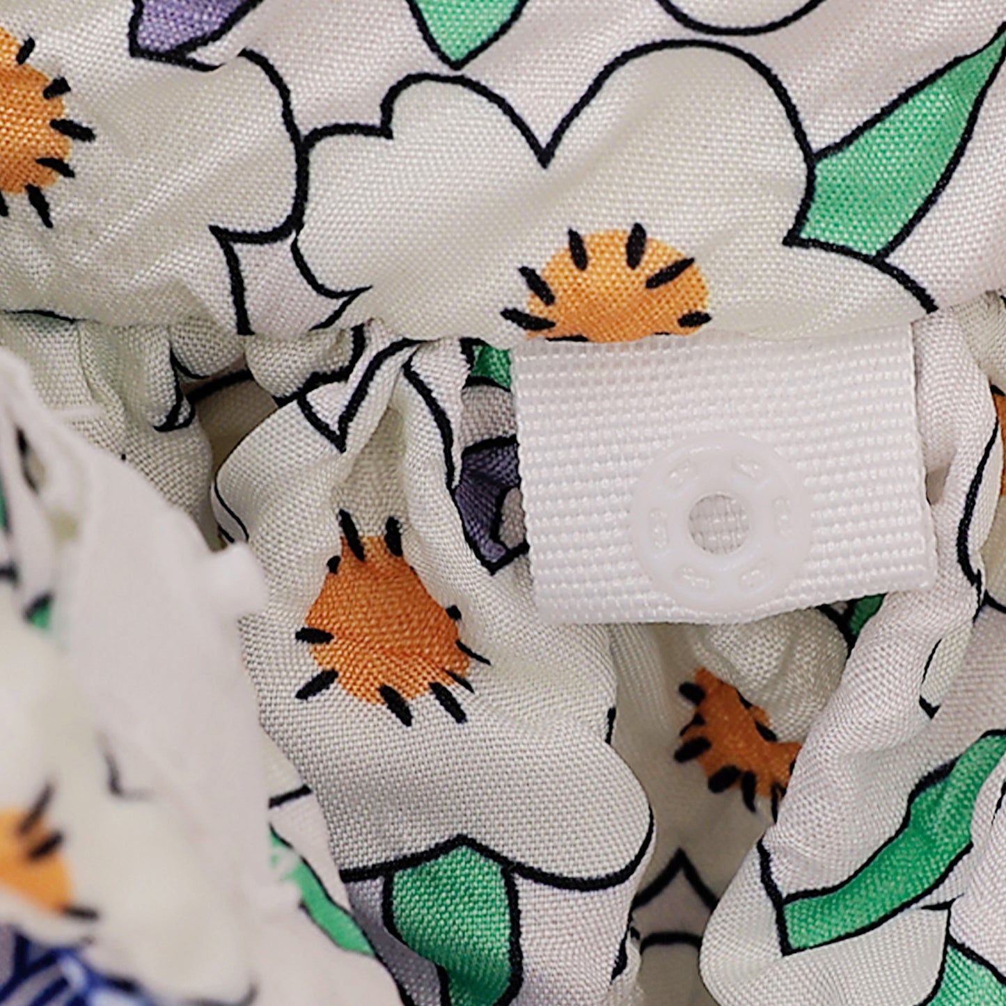 Cute A-Line Floral Bow Dress for Baby Girls, Long Sleeve, Tea Length