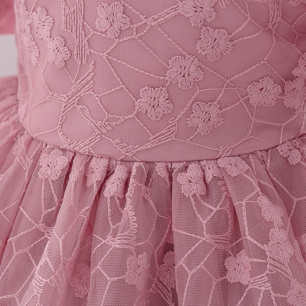 Adorable A-line High-Low Tulle Princess Dress for Girls 2-6