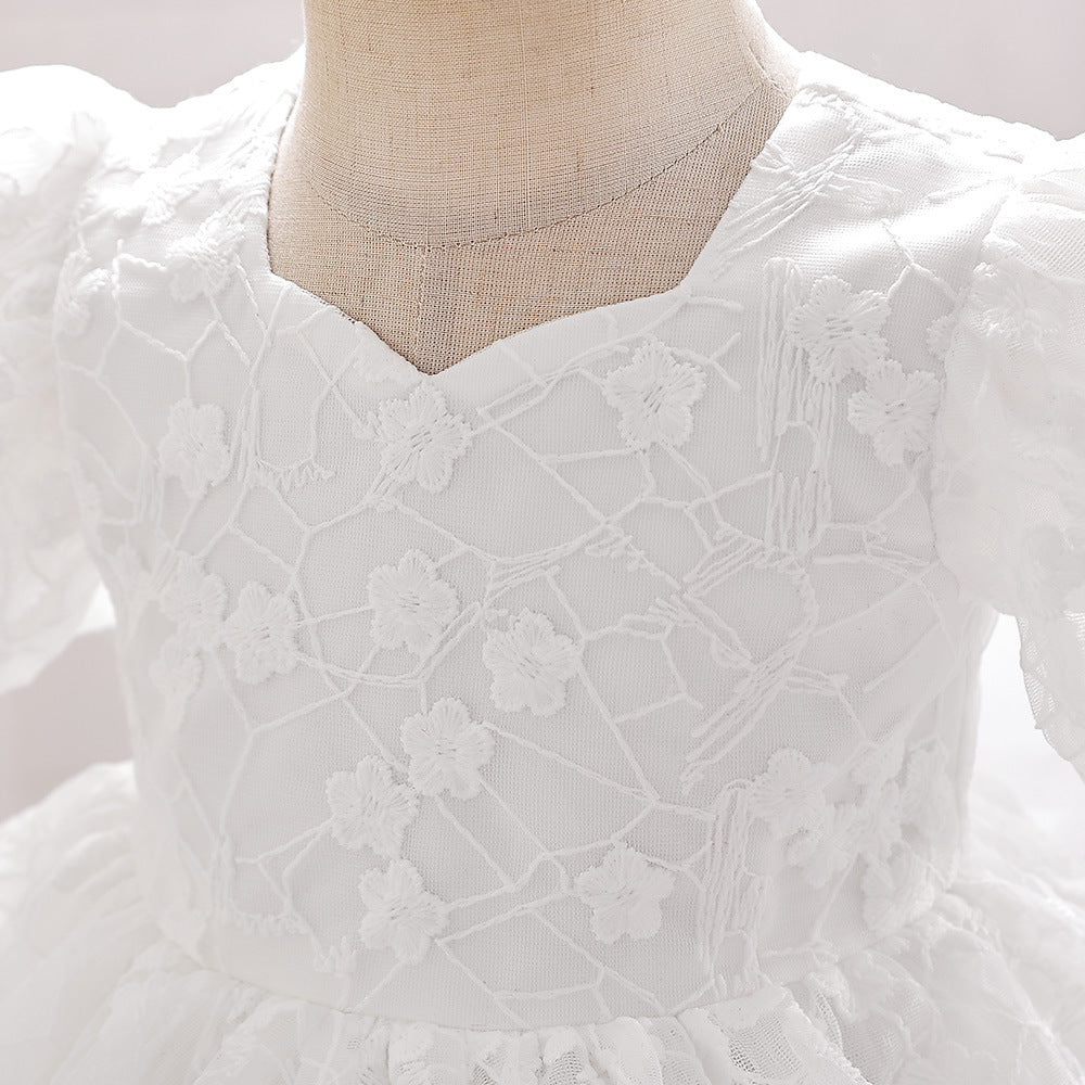 Adorable A-line High-Low Tulle Princess Dress for Girls 2-6