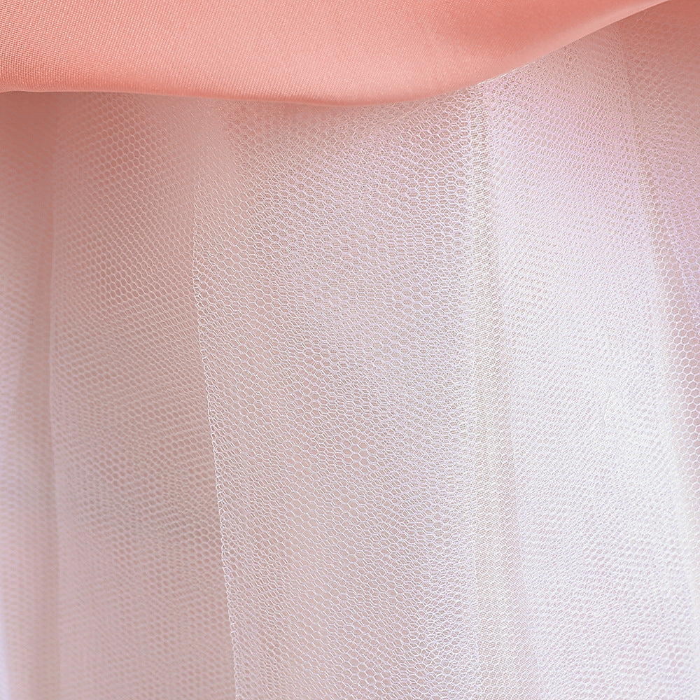 Maxi Lace Tulle A-Line Dress for Girls – Cute Birthday & Party Gown