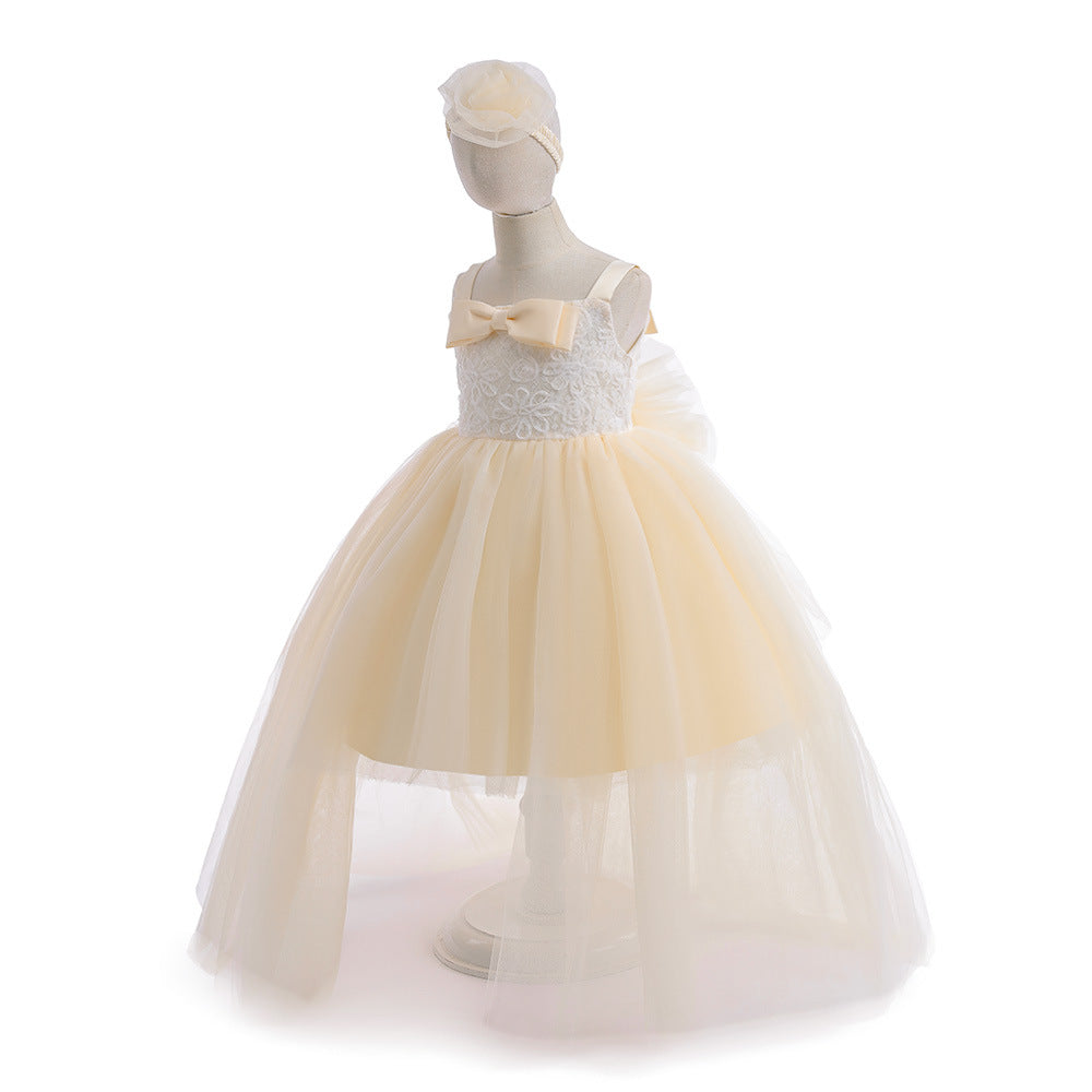 A-Line Off Shoulder Flower Girl Dress Set – Cute Party & Wedding Outfit for Kids