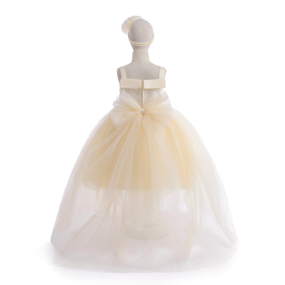 A-Line Off Shoulder Flower Girl Dress Set – Cute Party & Wedding Outfit for Kids