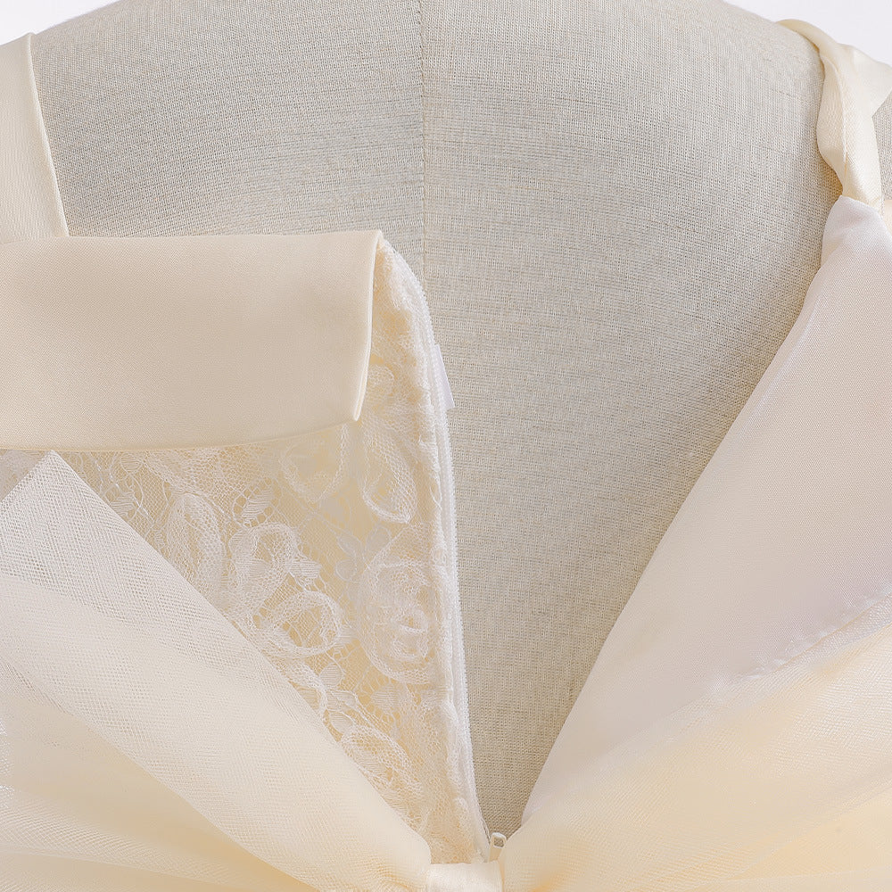 A-Line Off Shoulder Flower Girl Dress Set – Cute Party & Wedding Outfit for Kids