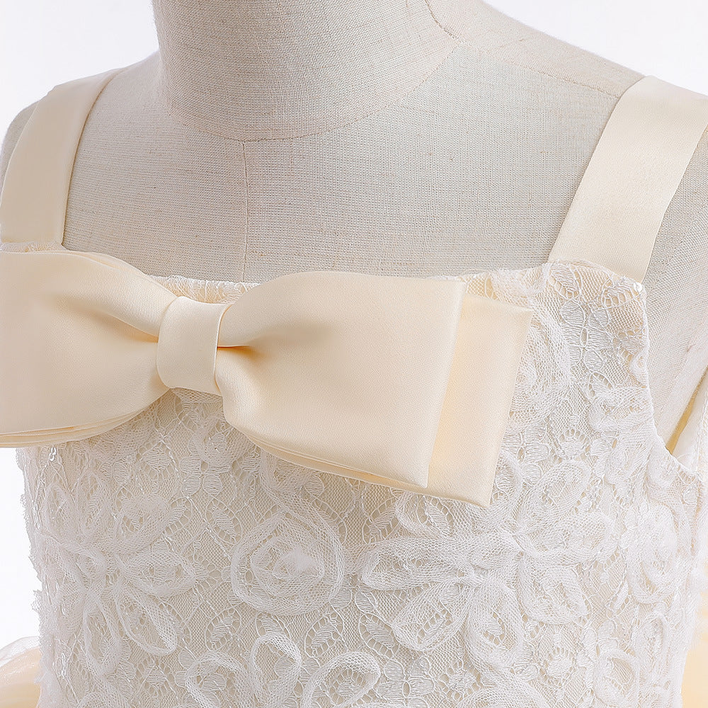 A-Line Off Shoulder Flower Girl Dress Set – Cute Party & Wedding Outfit for Kids