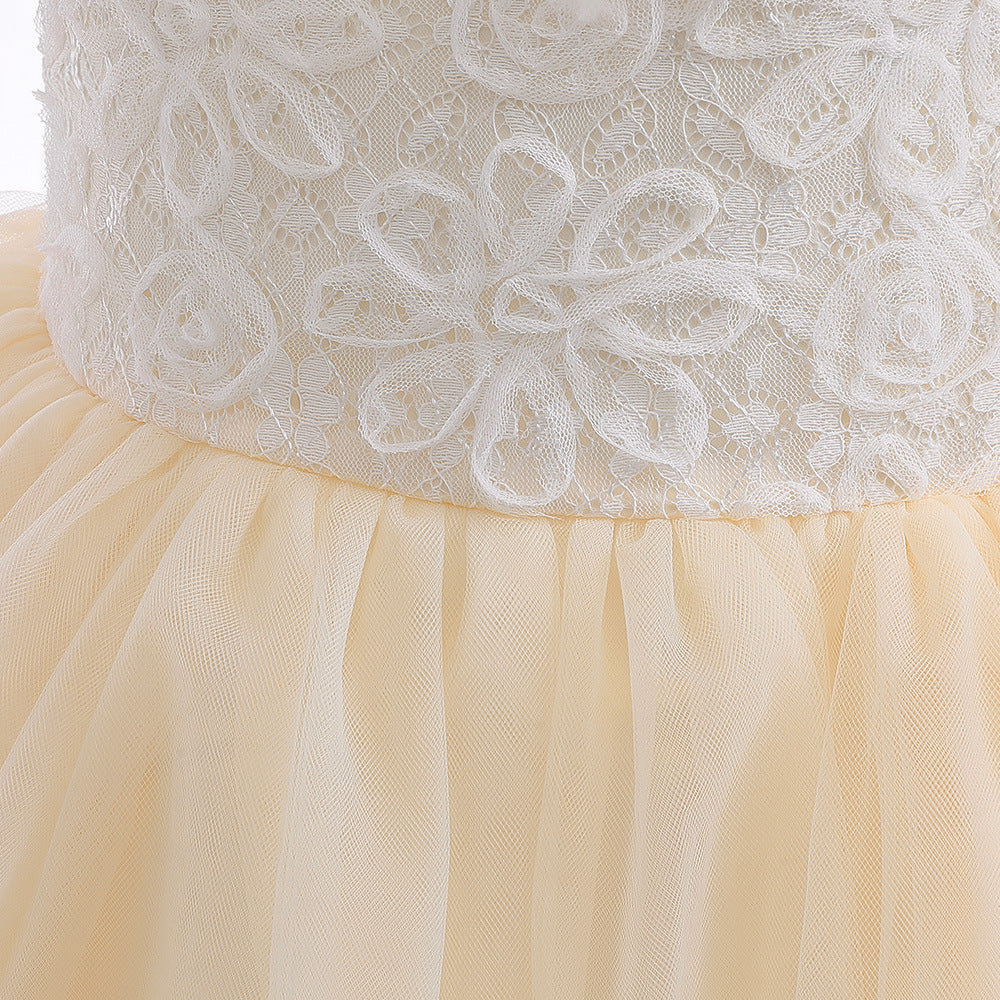 A-Line Off Shoulder Flower Girl Dress Set – Cute Party & Wedding Outfit for Kids