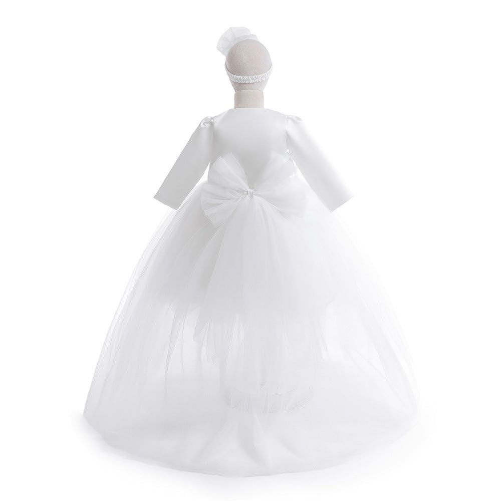 A-Line Off Shoulder Flower Girl Dress Set – Cute Party & Wedding Outfit for Kids