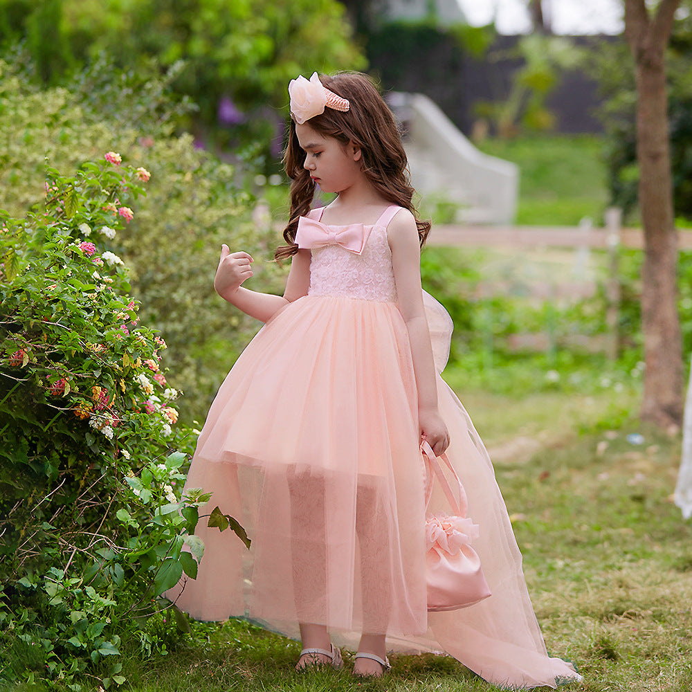 A-Line Off Shoulder Flower Girl Dress Set – Cute Party & Wedding Outfit for Kids