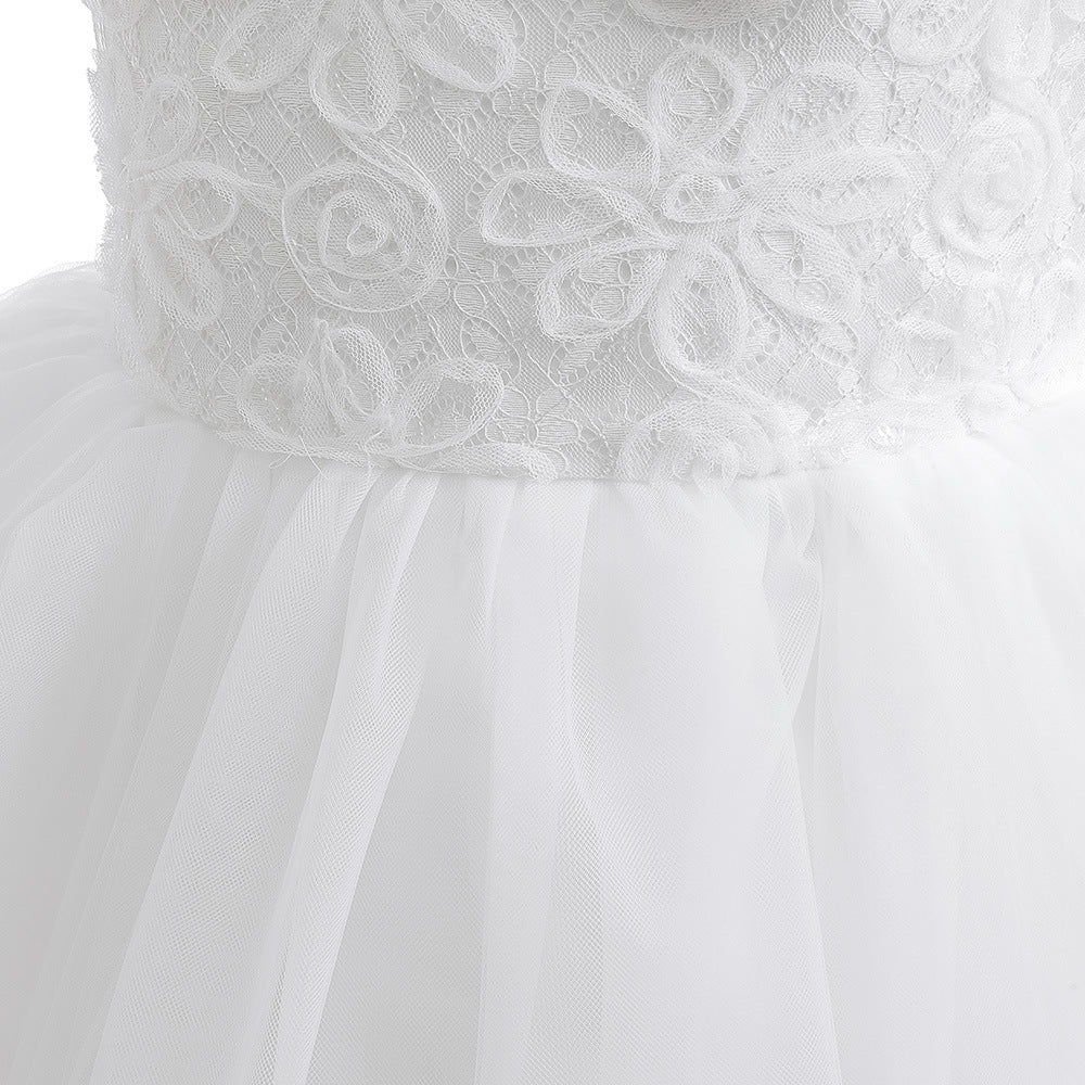 A-Line Off Shoulder Flower Girl Dress Set – Cute Party & Wedding Outfit for Kids