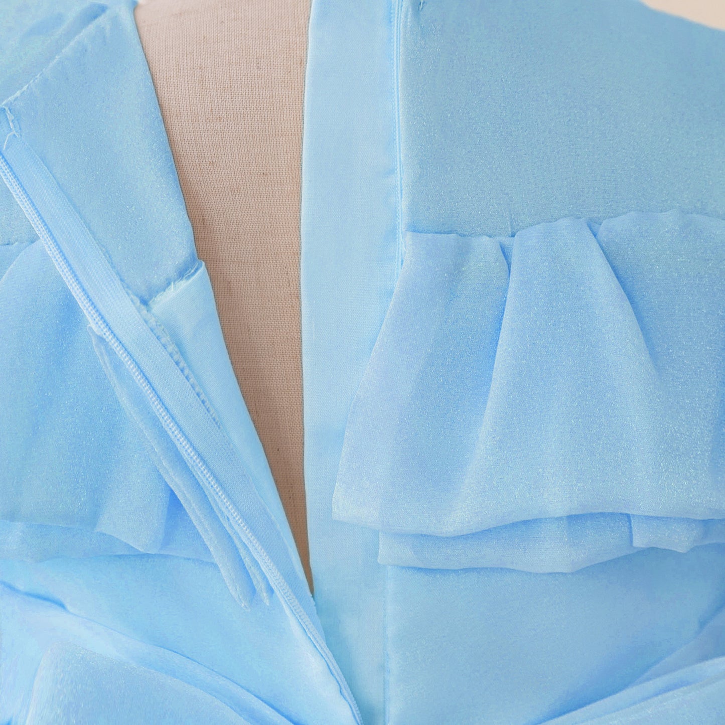 Cute A-line Ruffle Princess Dress for Girls | Tea Length Kids Party Gown