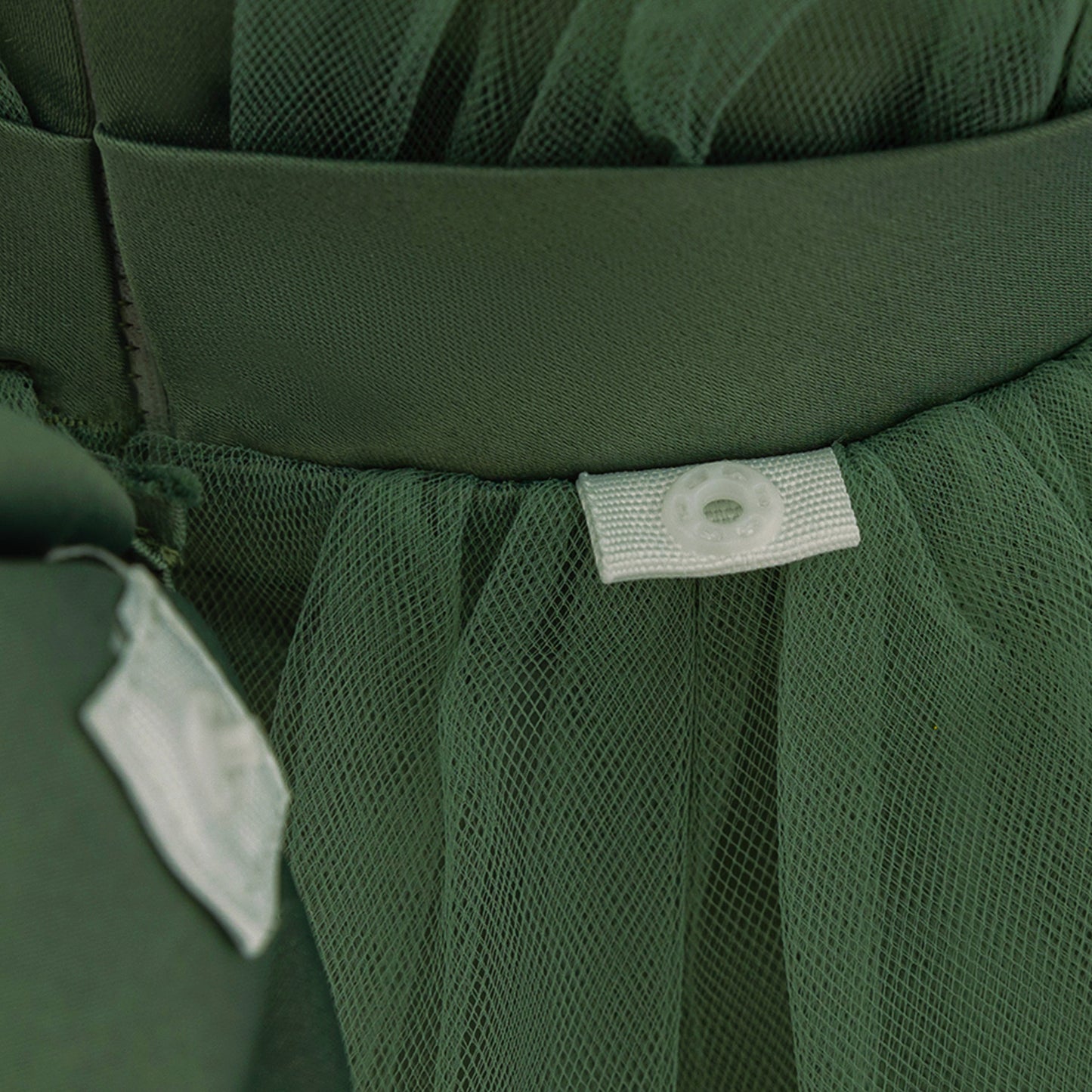 A-line Baby Girl Tulle Party Dress with Bow & Flutter Sleeves