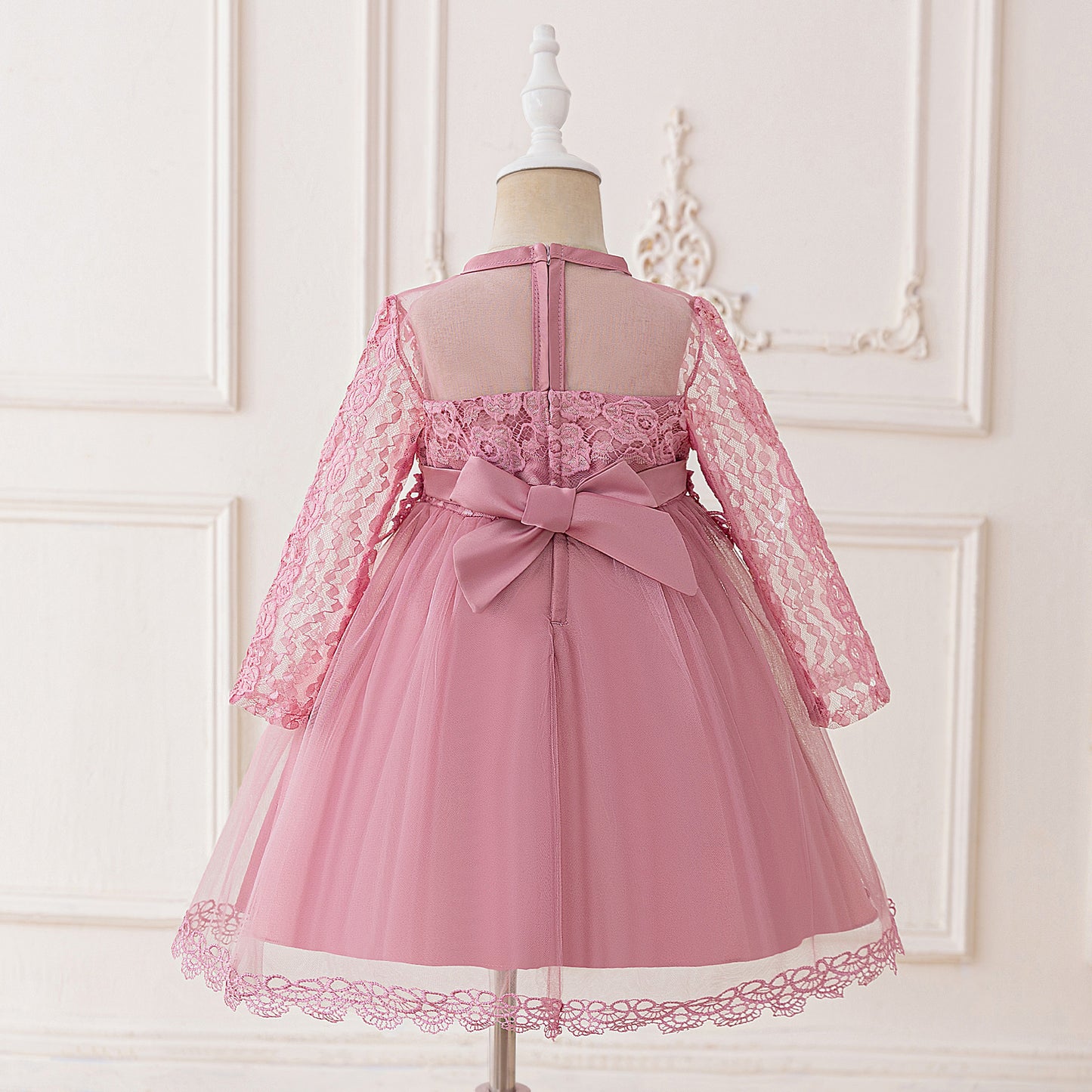 Adorable Flower Girl Dress – Tulle Lace A-Line Dress for Girls (Ages 2-6)