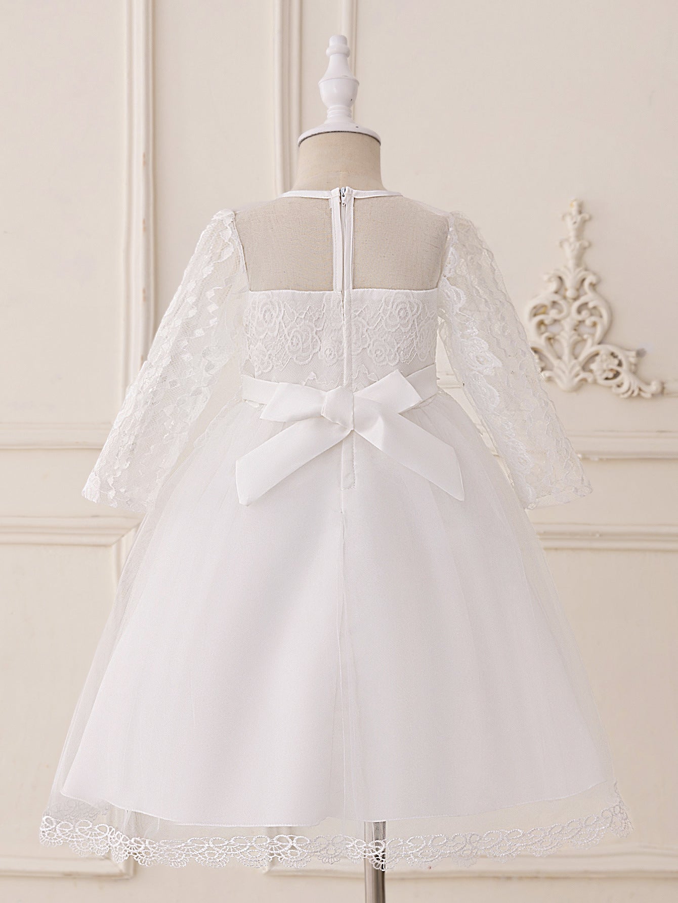 Adorable Flower Girl Dress – Tulle Lace A-Line Dress for Girls (Ages 2-6)