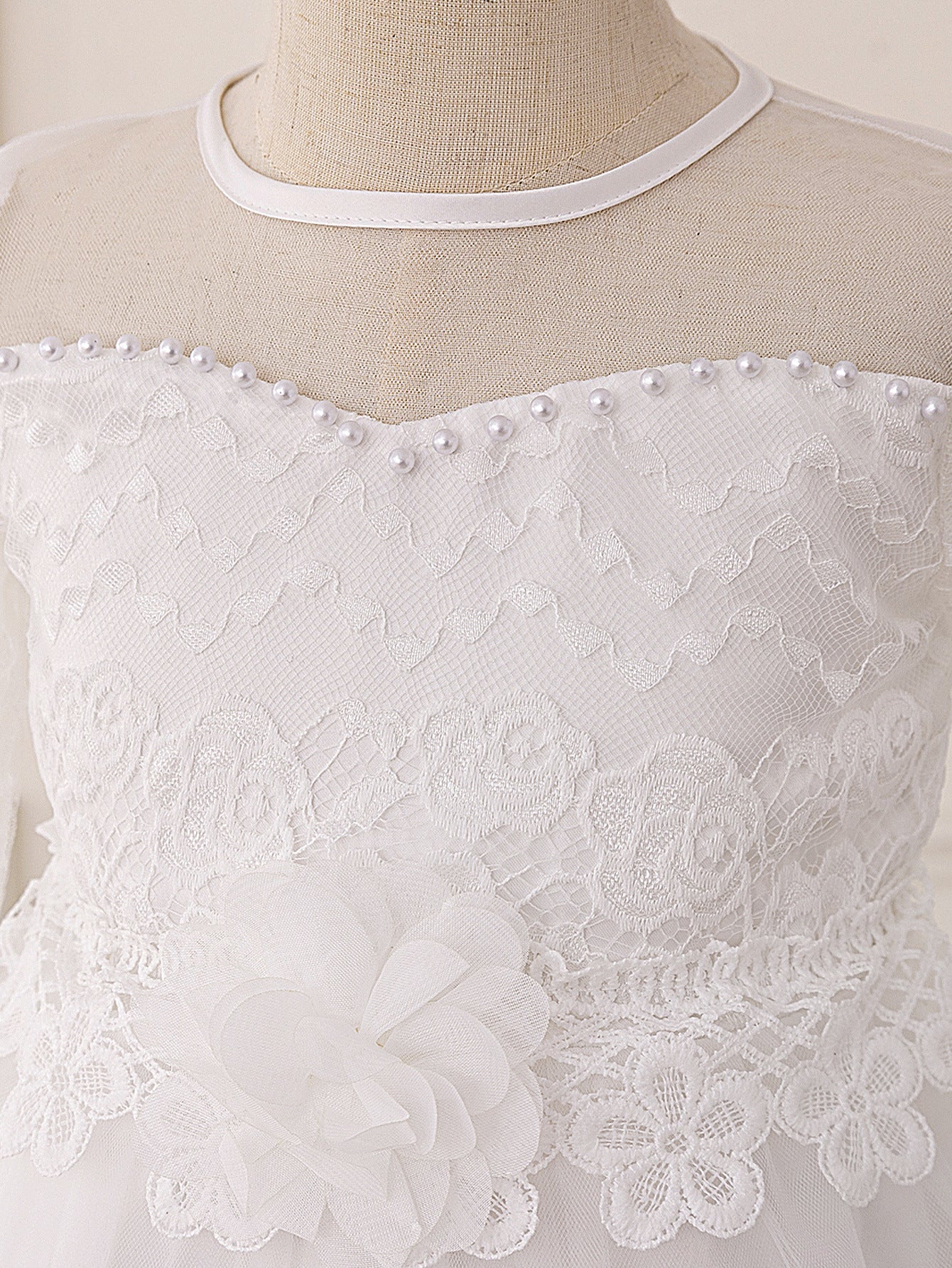 Adorable Flower Girl Dress – Tulle Lace A-Line Dress for Girls (Ages 2-6)