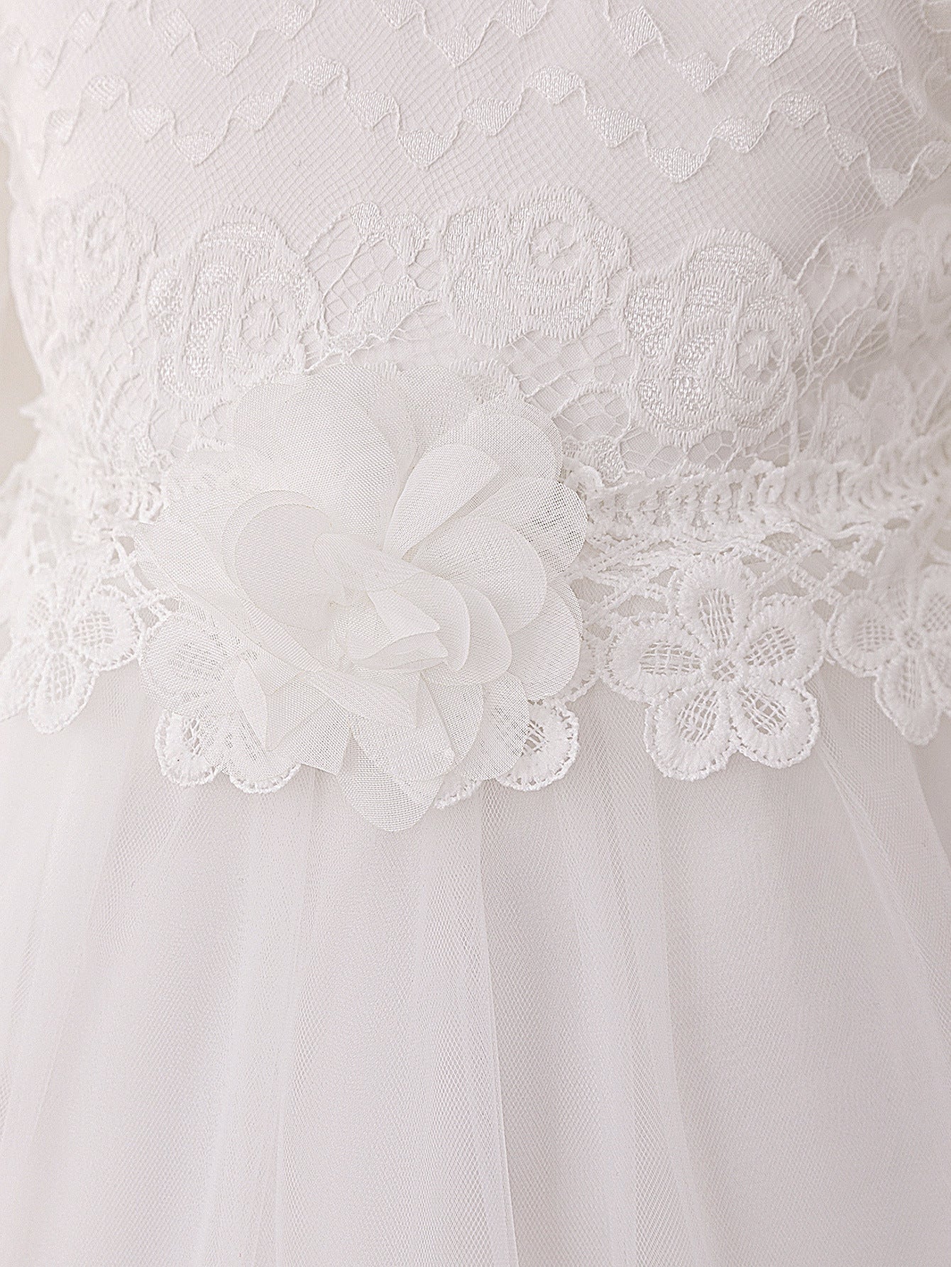 Adorable Flower Girl Dress – Tulle Lace A-Line Dress for Girls (Ages 2-6)