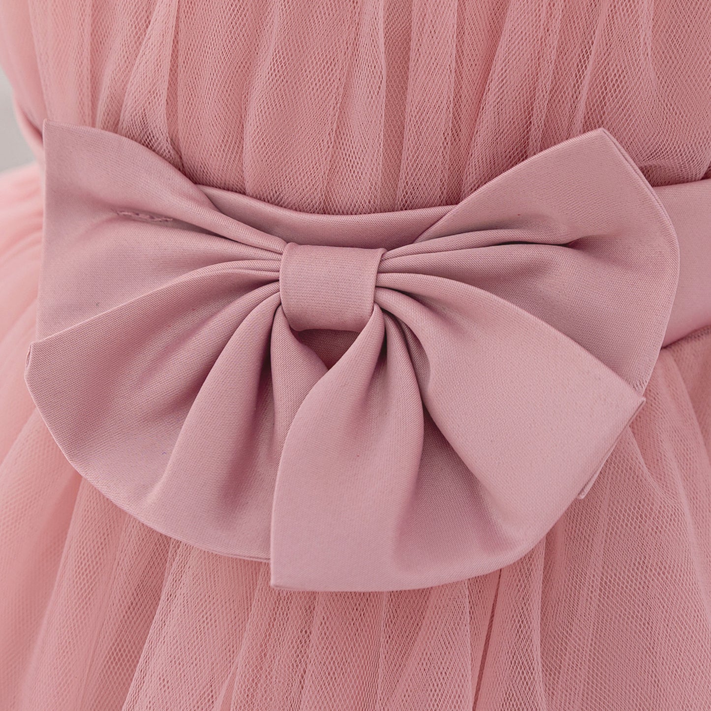 Cute Tulle Princess Dress for Girls | A-Line Tea Length Flower Girl Dress