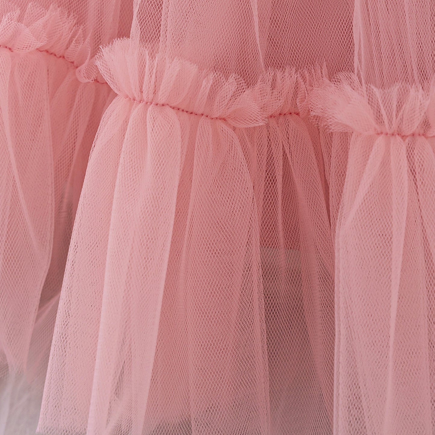 Cute Tulle Princess Dress for Girls | A-Line Tea Length Flower Girl Dress