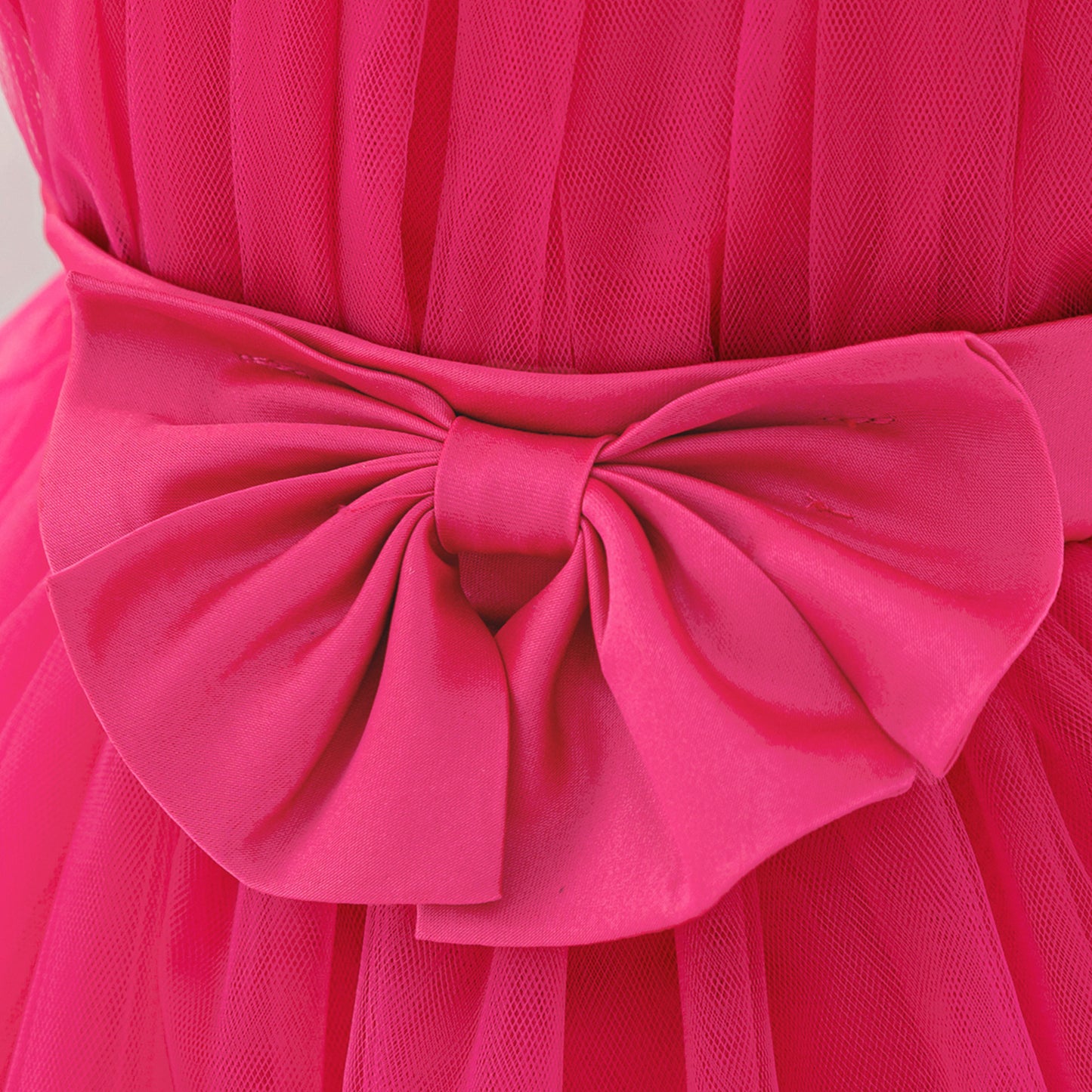 Cute Tulle Princess Dress for Girls | A-Line Tea Length Flower Girl Dress
