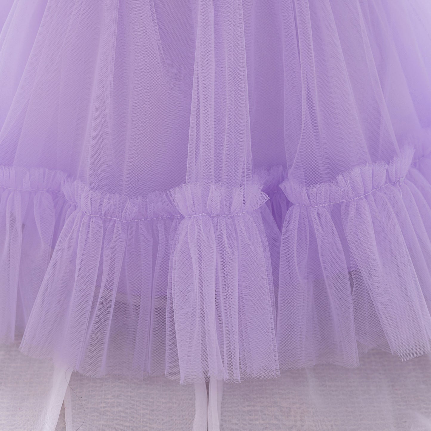Cute Tulle Princess Dress for Girls | A-Line Tea Length Flower Girl Dress