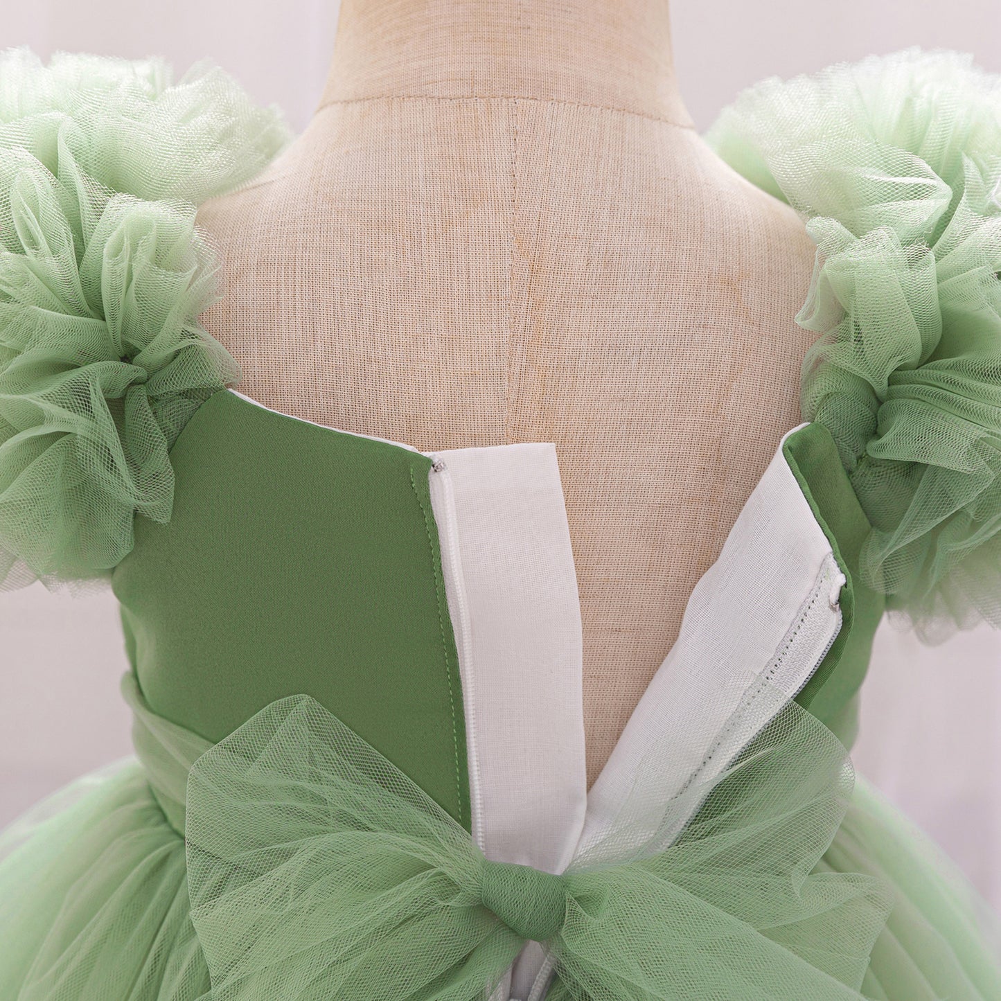 Cute Tulle Princess Dress for Girls | A-Line Tea Length Flower Girl Dress