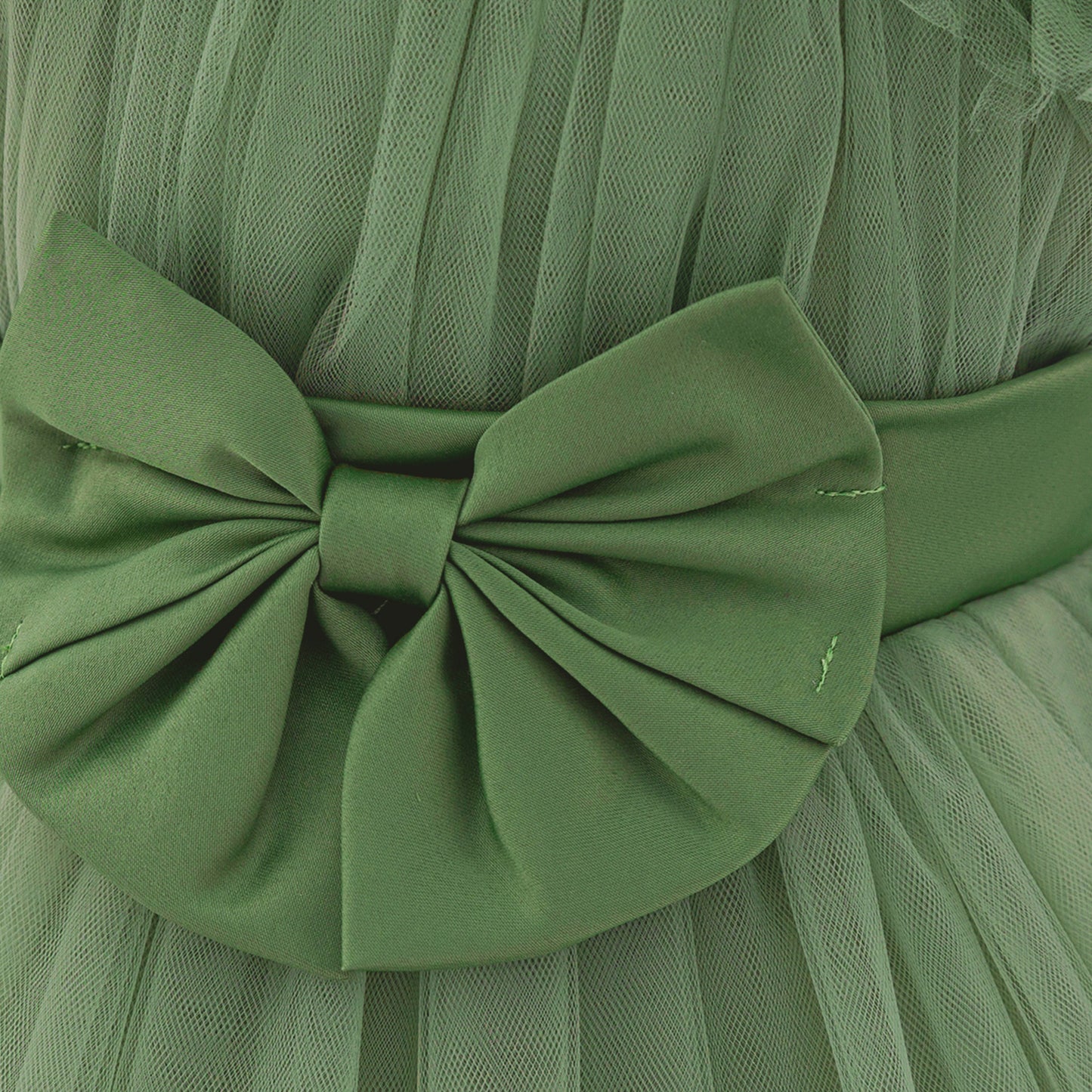 Cute Tulle Princess Dress for Girls | A-Line Tea Length Flower Girl Dress