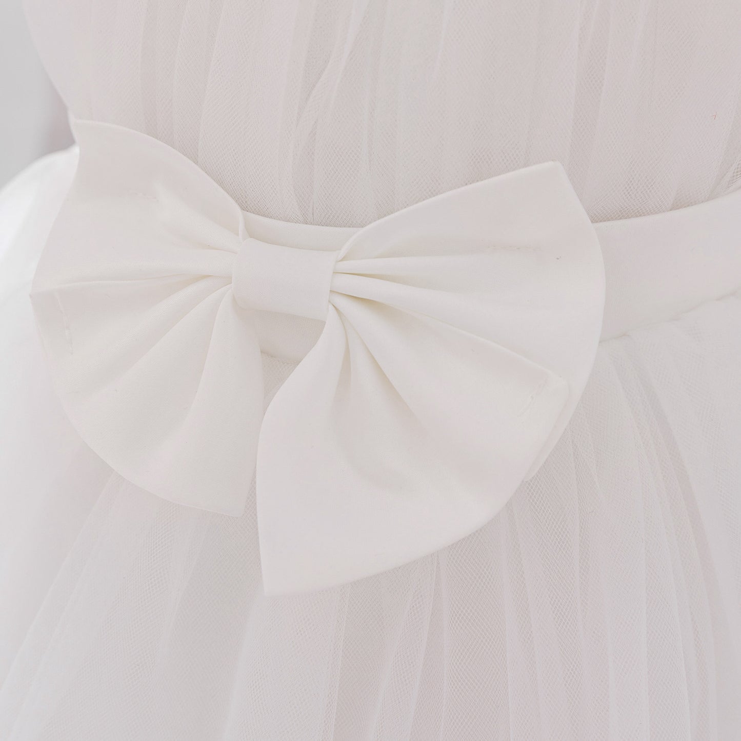 Cute Tulle Princess Dress for Girls | A-Line Tea Length Flower Girl Dress