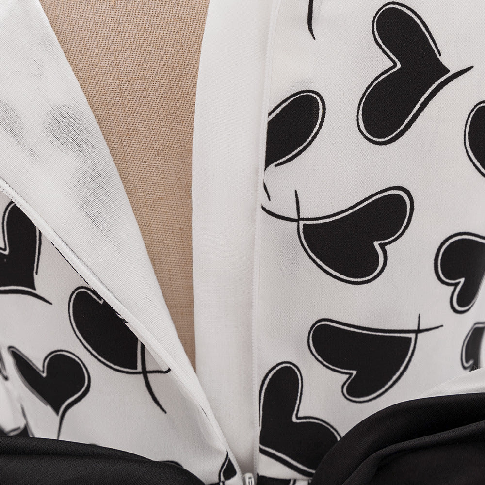 Frocklet Cartoon Print Puffy Ball Gown Dress - Toddler Party Princess Outfit 4