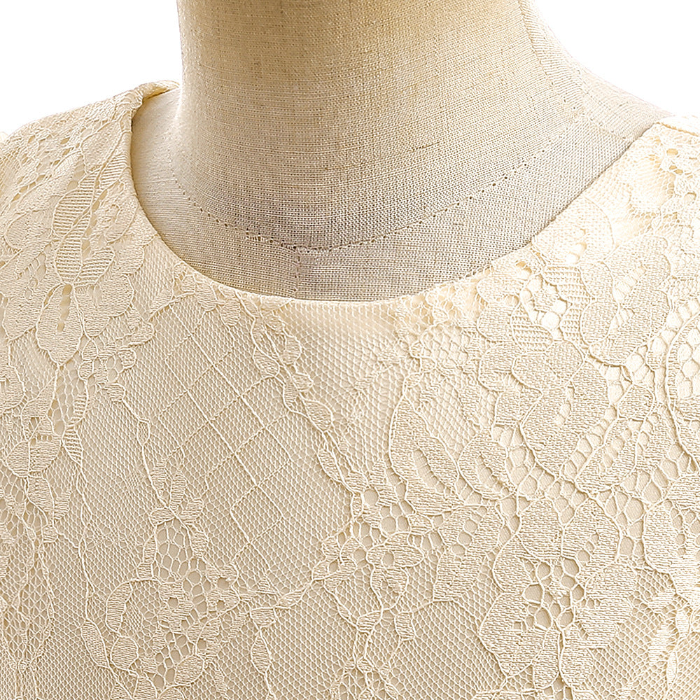 Adorable High-Low Lace Princess Dress for Girls | Cute Flower Girl & Party Wear