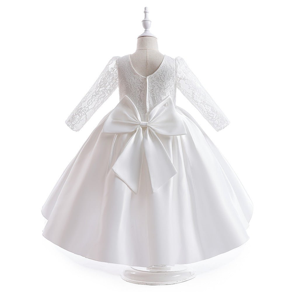 Adorable High-Low Lace Princess Dress for Girls | Cute Flower Girl & Party Wear