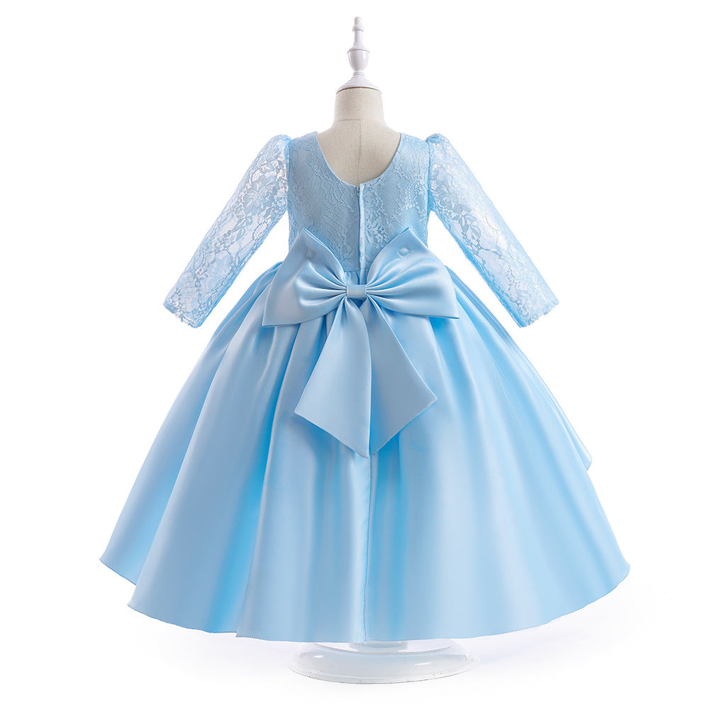 Adorable High-Low Lace Princess Dress for Girls | Cute Flower Girl & Party Wear