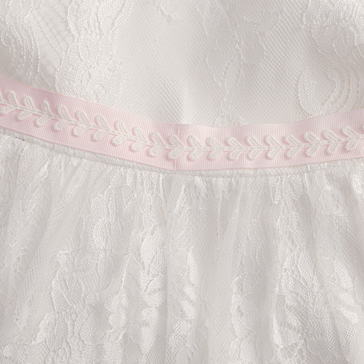Frocklet Adorable Lace Flower Girl & Christening Dress – Tea Length for 0-3 Years 6