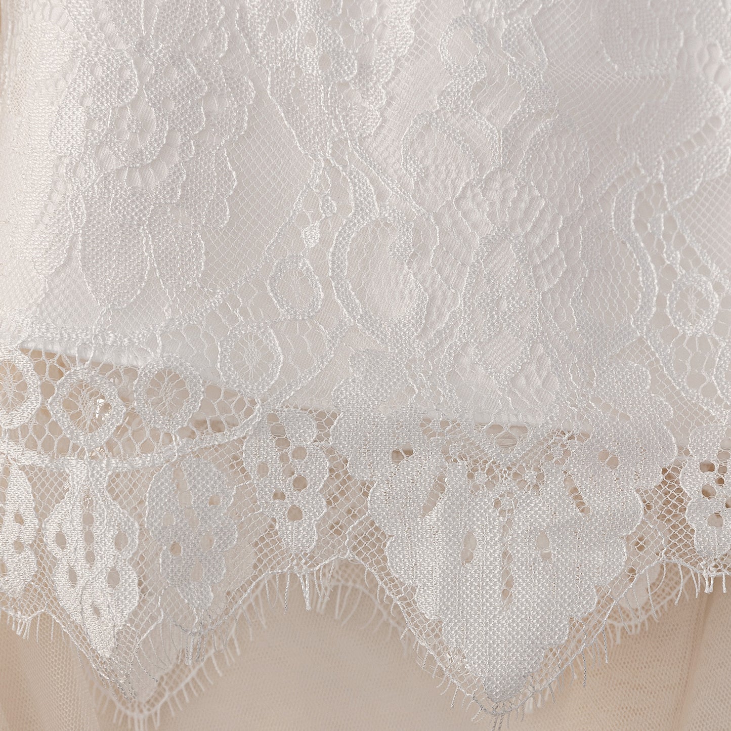 Frocklet Adorable Lace Flower Girl & Christening Dress – Tea Length for 0-3 Years 7