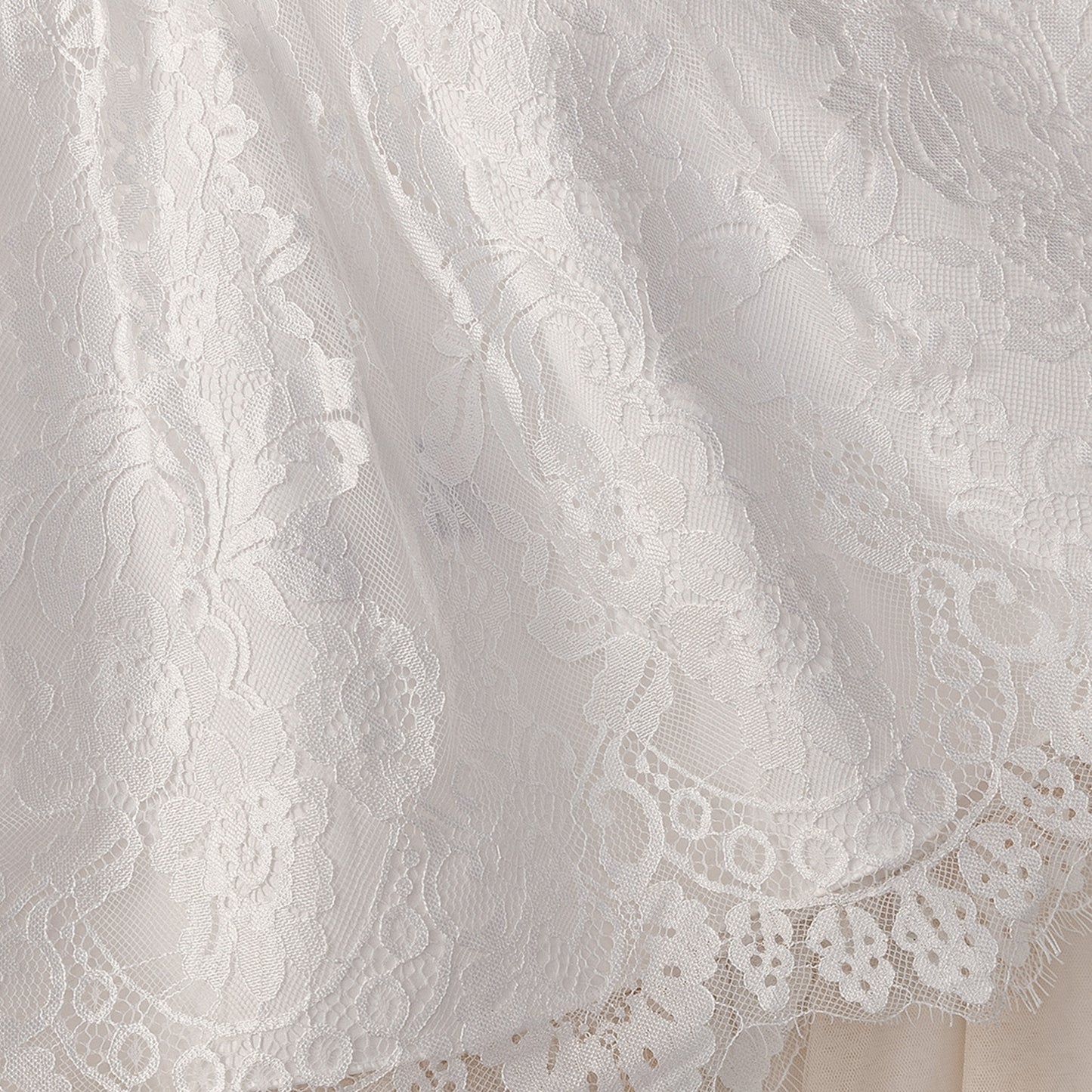 Frocklet Adorable Lace Flower Girl & Christening Dress – Tea Length for 0-3 Years 8