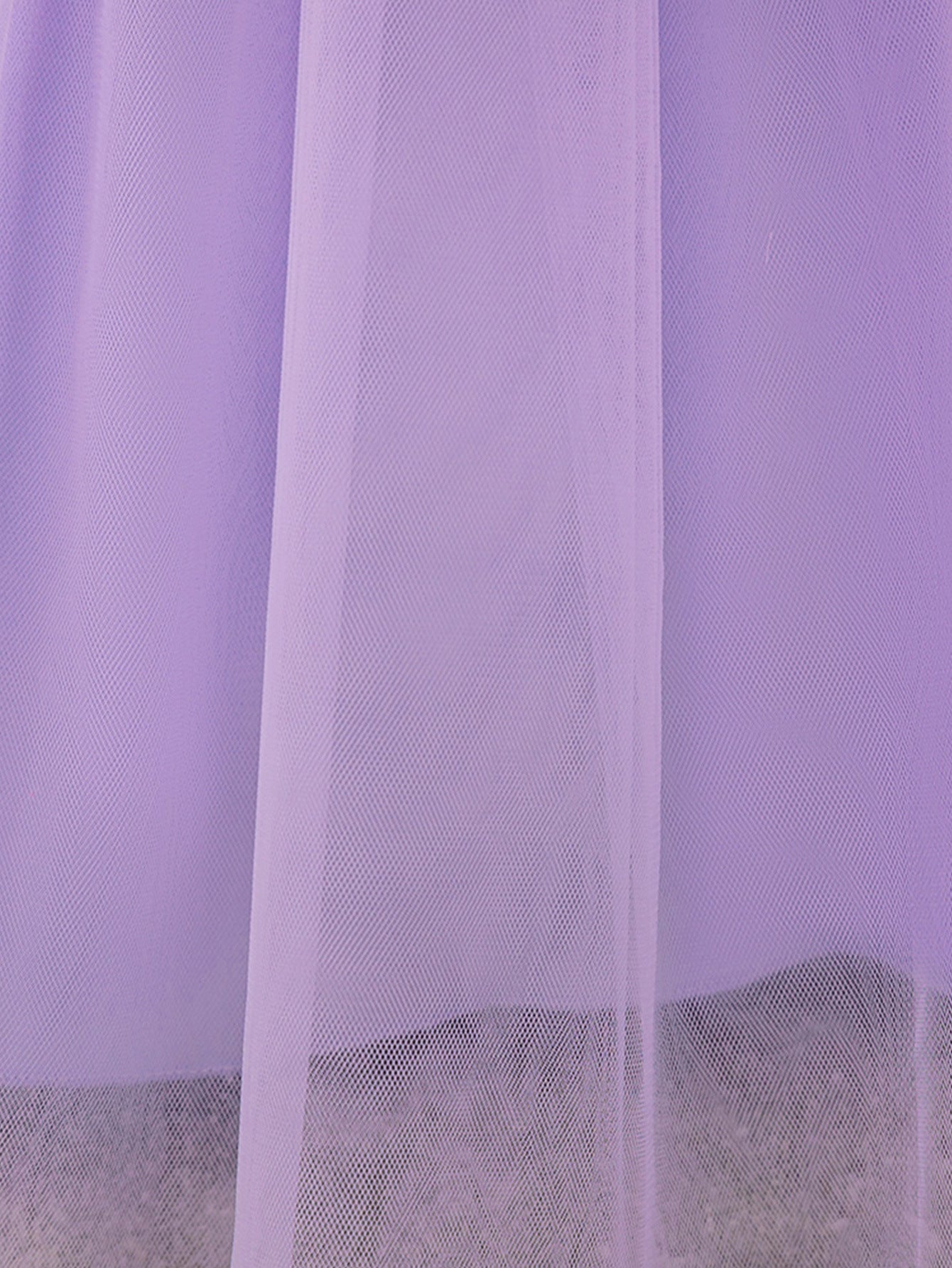 Cute A-Line Lace & Tulle Tea Length Dress with Flowers for Girls (3-8Y)