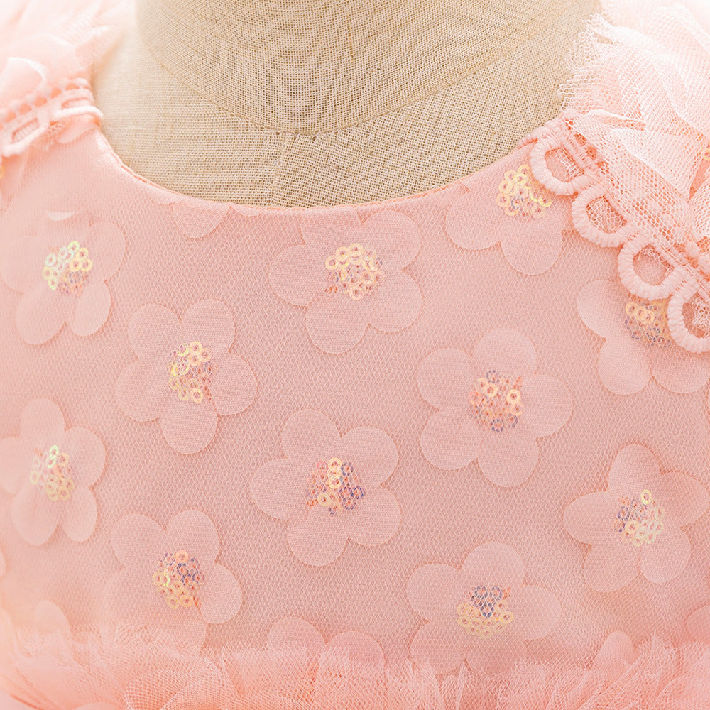 Light Pink Toddler Flower Girl Dress – Cute A-Line Party & Birthday Outfit