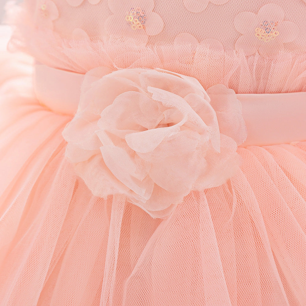 Light Pink Toddler Flower Girl Dress – Cute A-Line Party & Birthday Outfit
