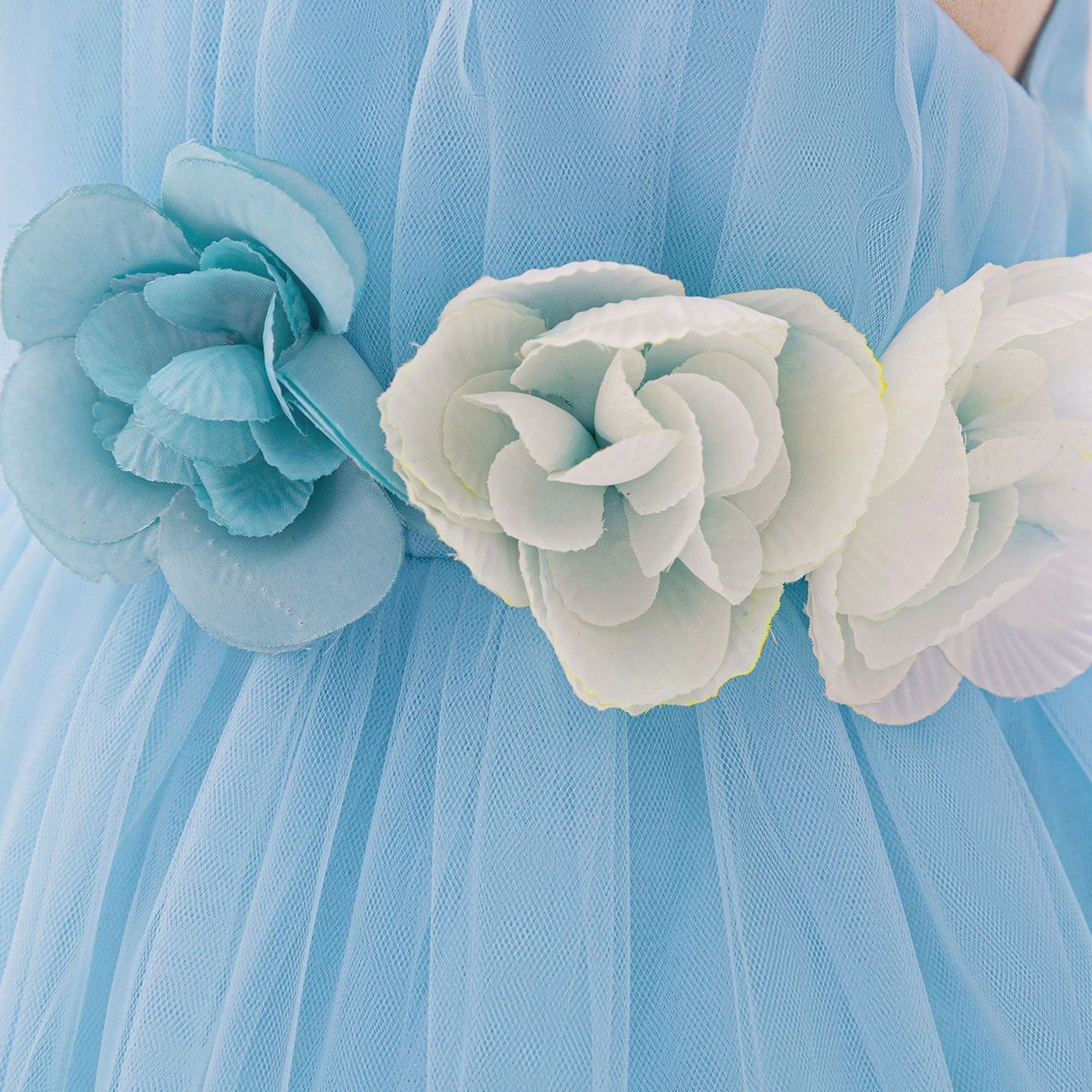 Adorable Off Shoulder Tulle Flower Girl Dress | Baby & Toddler Party Outfit
