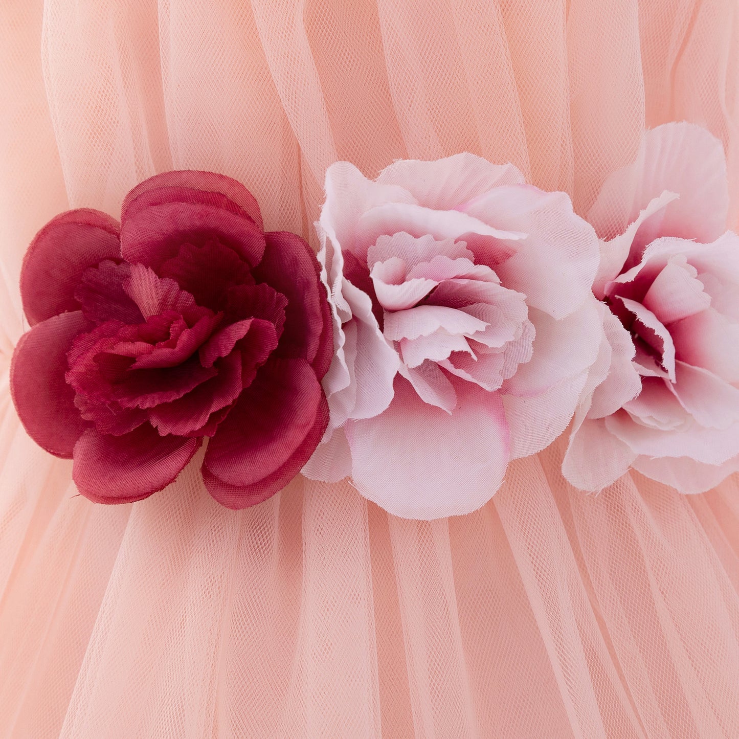 Adorable Off Shoulder Tulle Flower Girl Dress | Baby & Toddler Party Outfit