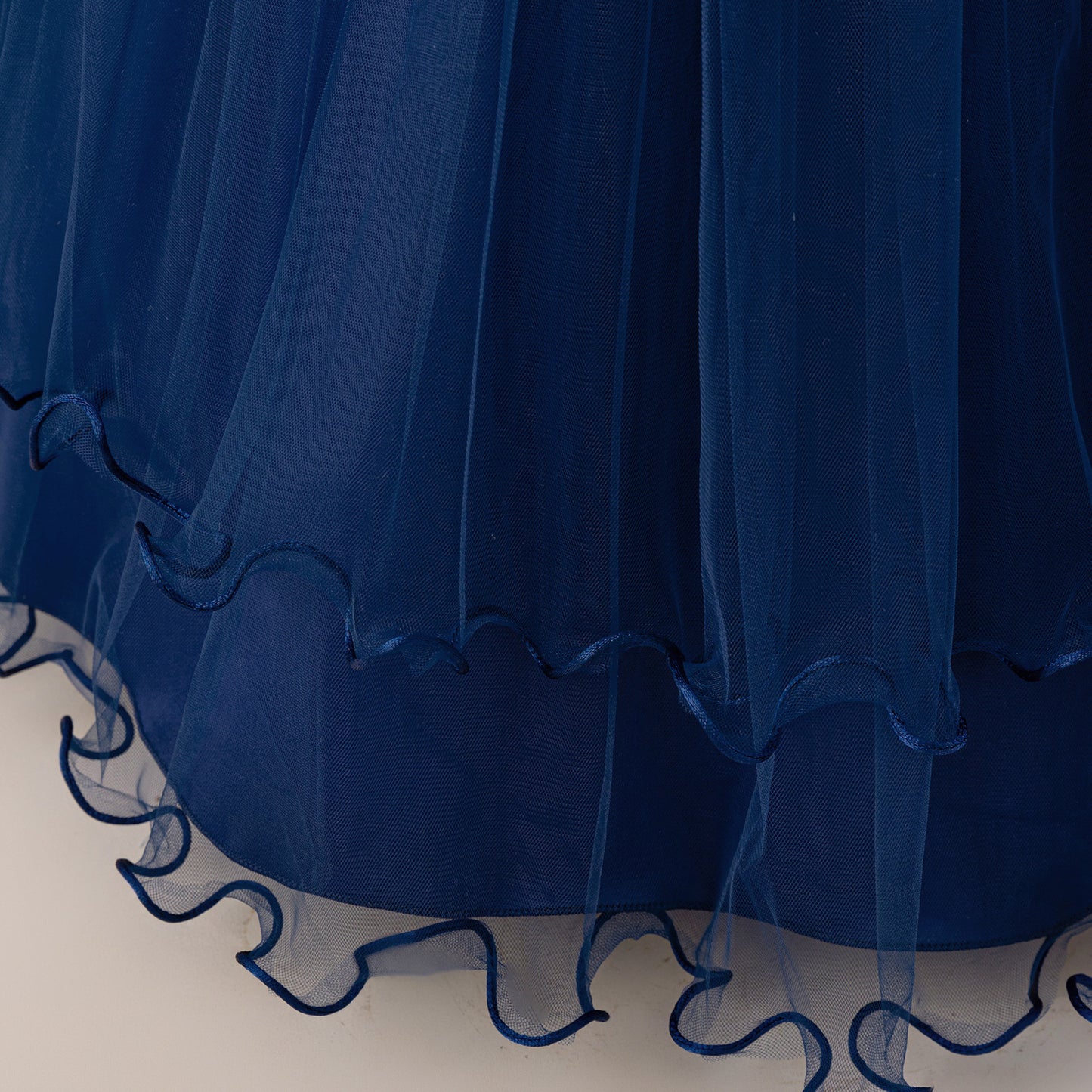 Off Shoulder A-line Tulle Princess Dress for Girls | Maxi Flower Girl Gown