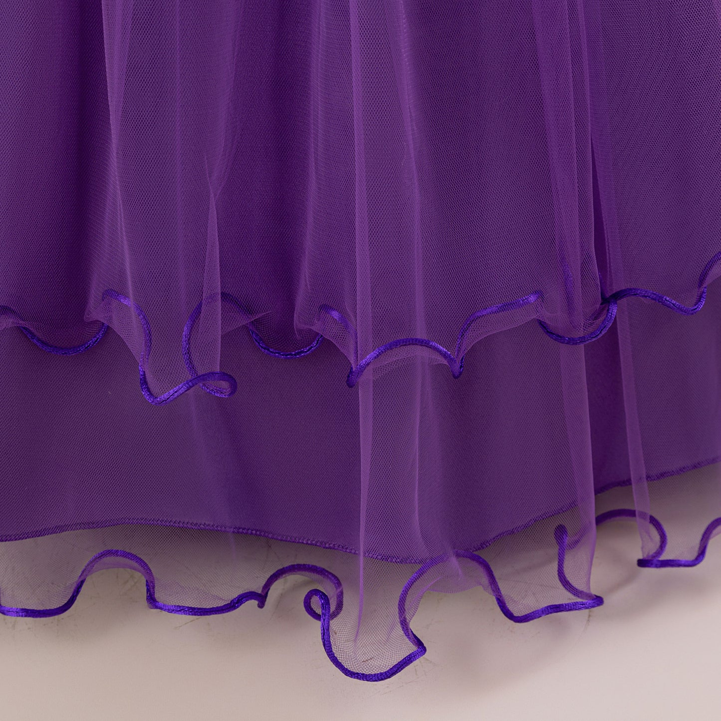 Off Shoulder A-line Tulle Princess Dress for Girls | Maxi Flower Girl Gown