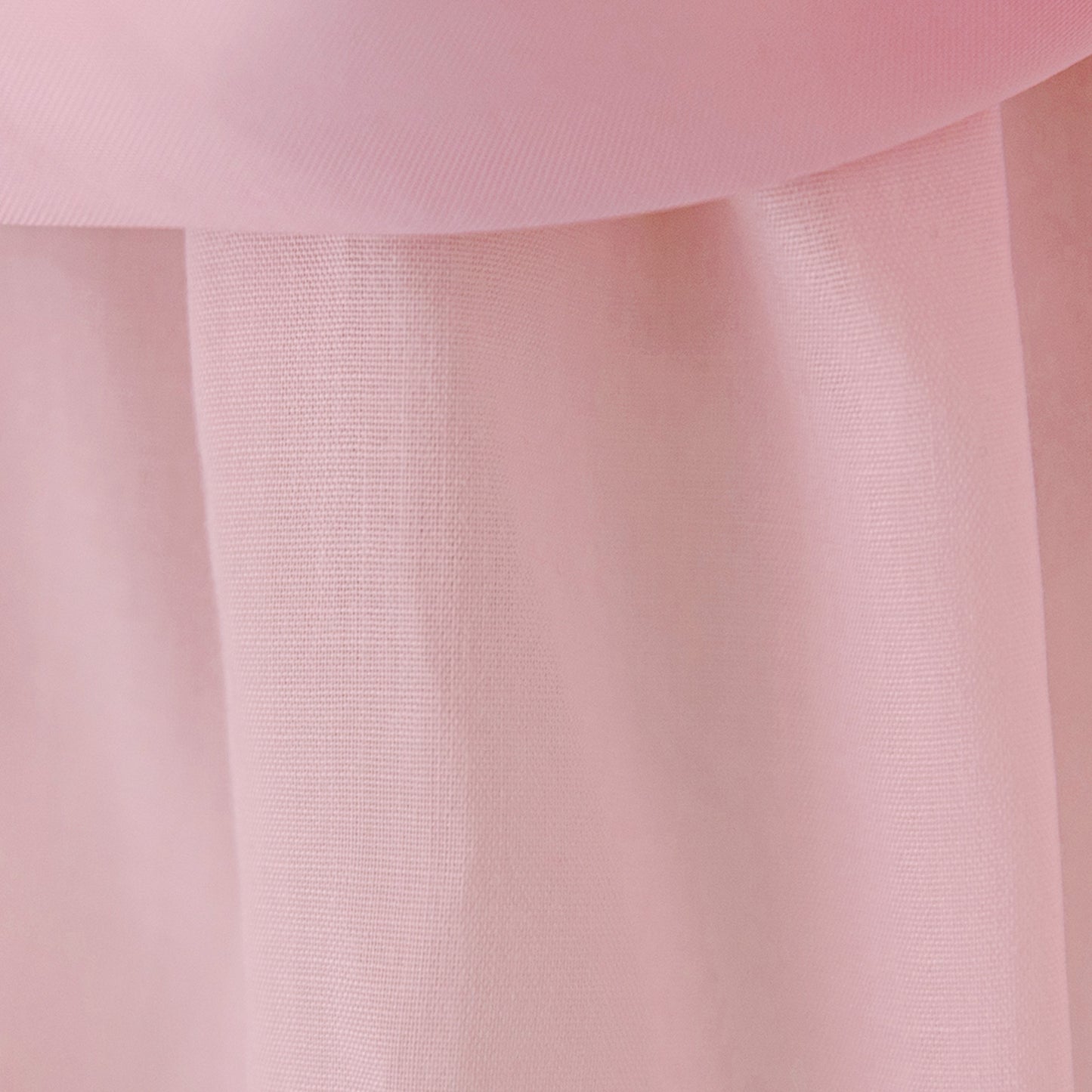 Pink Floral Tulle Princess Ball Gown for Baby Girls – Cute Puff Sleeve Dress